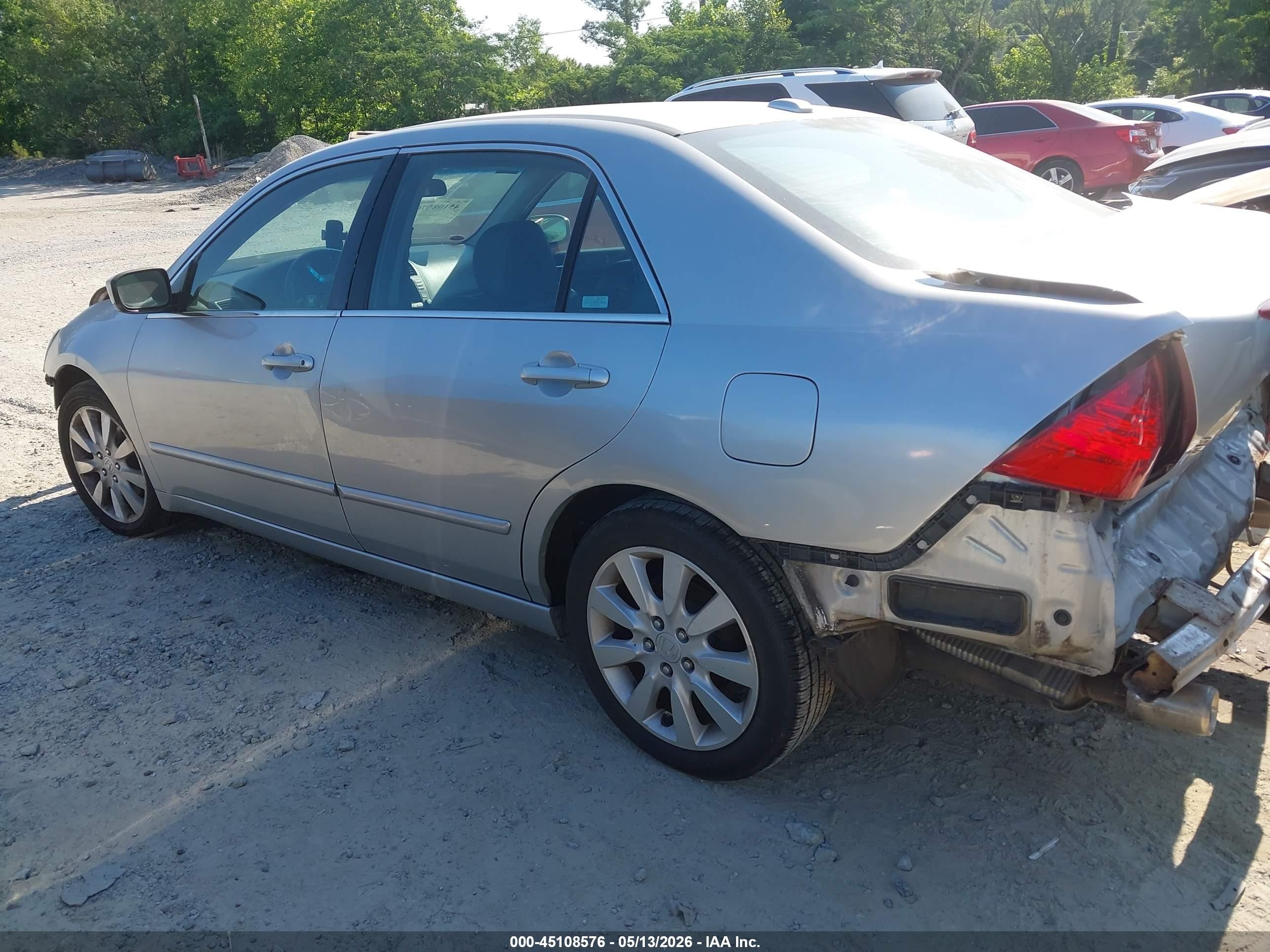 2006 Honda Accord 3.0 Ex Silver vin: 1HGCM66856A067487
