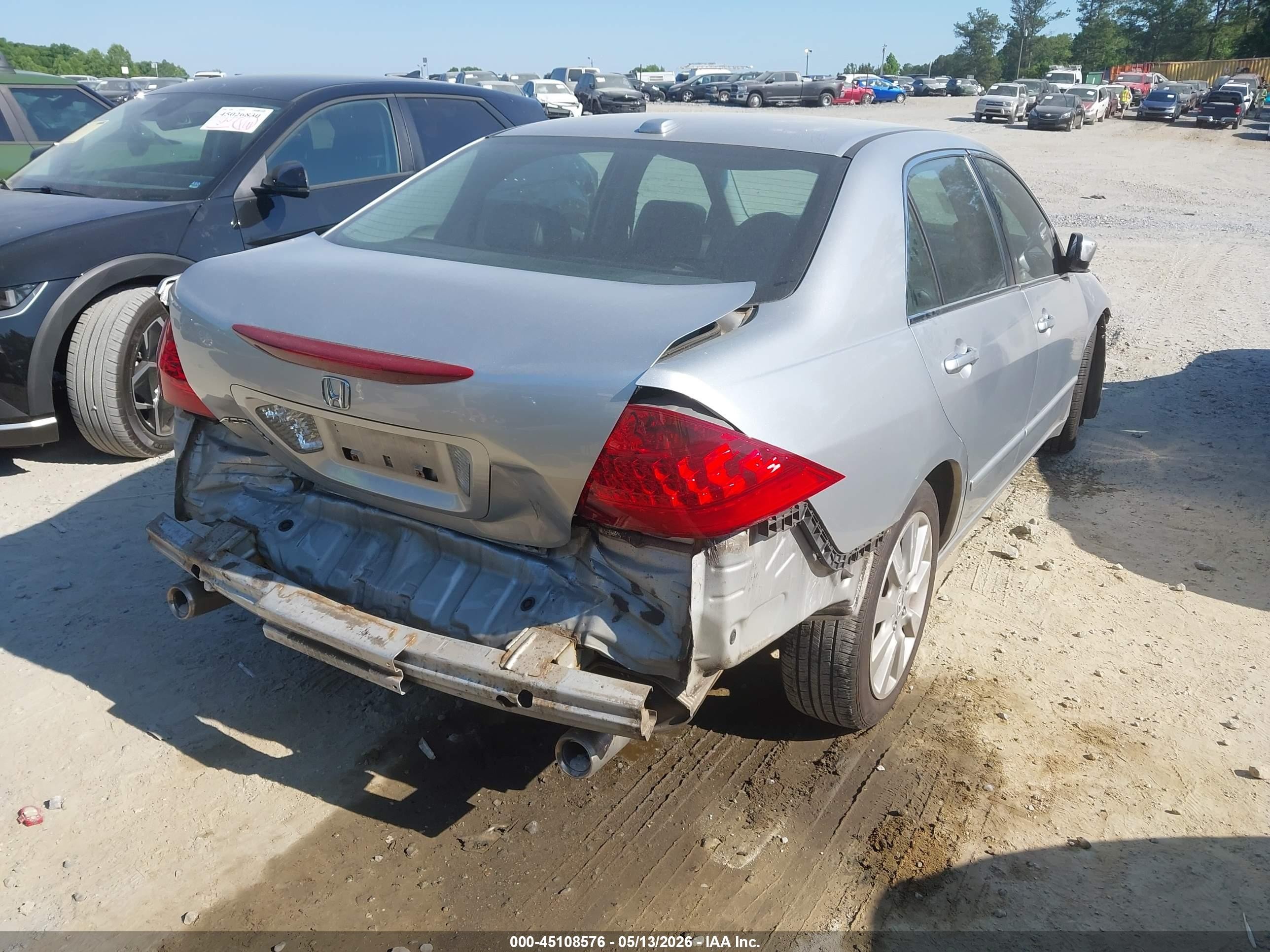 2006 Honda Accord 3.0 Ex Silver vin: 1HGCM66856A067487