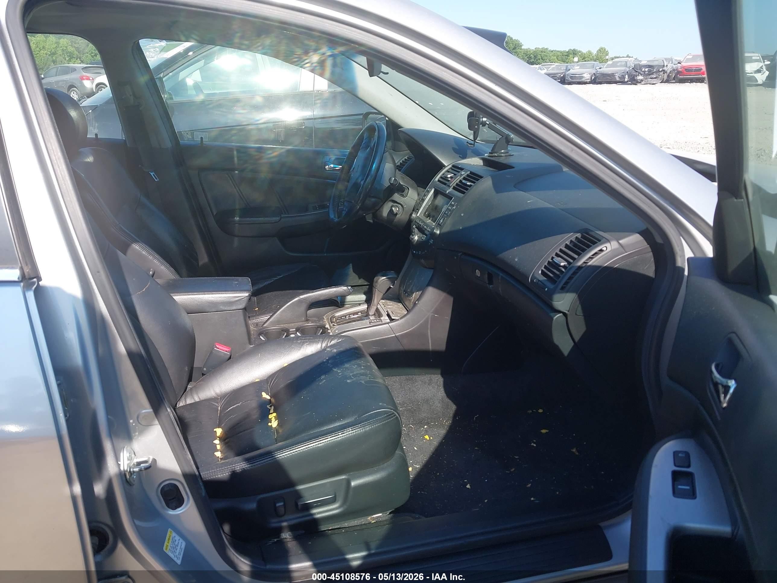 2006 Honda Accord 3.0 Ex Silver vin: 1HGCM66856A067487