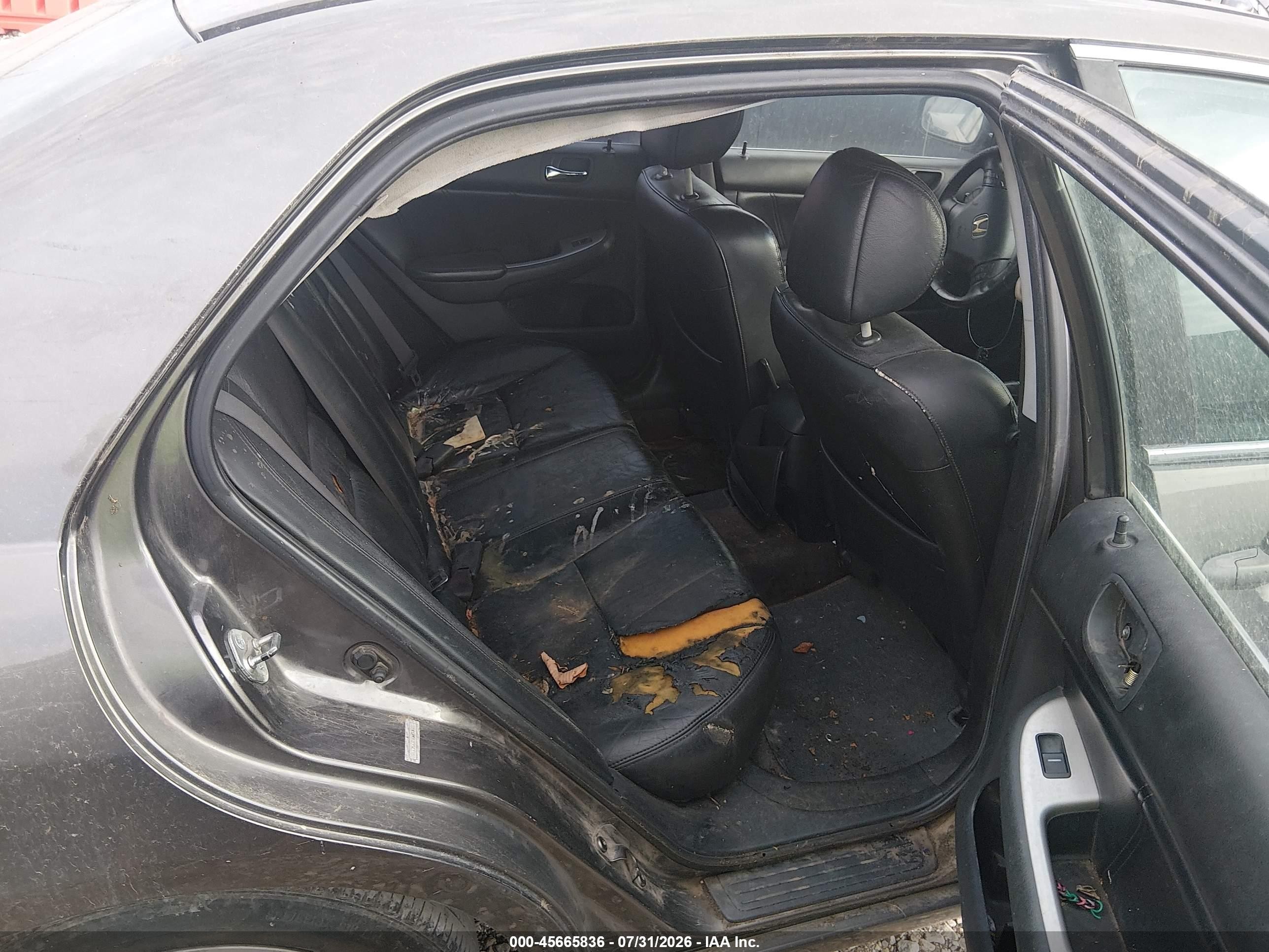 2006 Honda Accord 3.0 Ex Серый vin: 1HGCM66856A074908