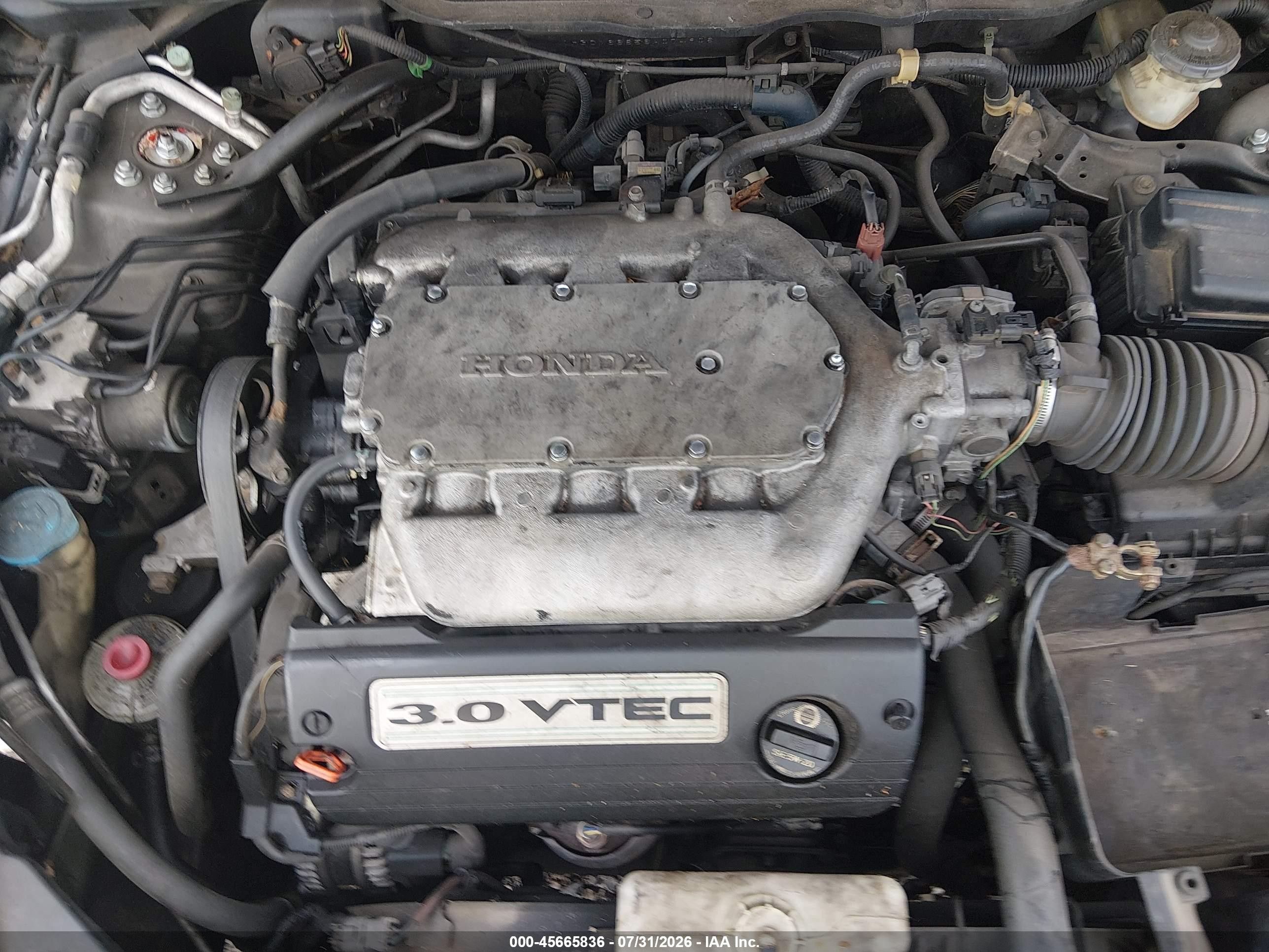 2006 Honda Accord 3.0 Ex Серый vin: 1HGCM66856A074908