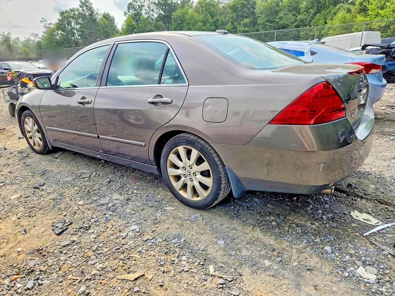 2007 Honda Accord Ex Gray vin: 1HGCM66857A017531
