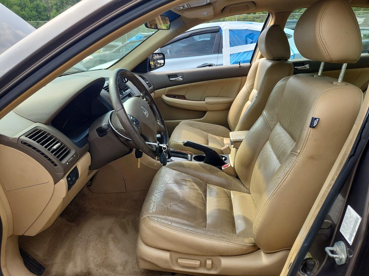 2007 Honda Accord Ex Gray vin: 1HGCM66857A017531