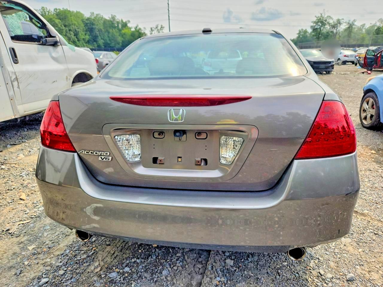 2007 Honda Accord Ex Gray vin: 1HGCM66857A017531