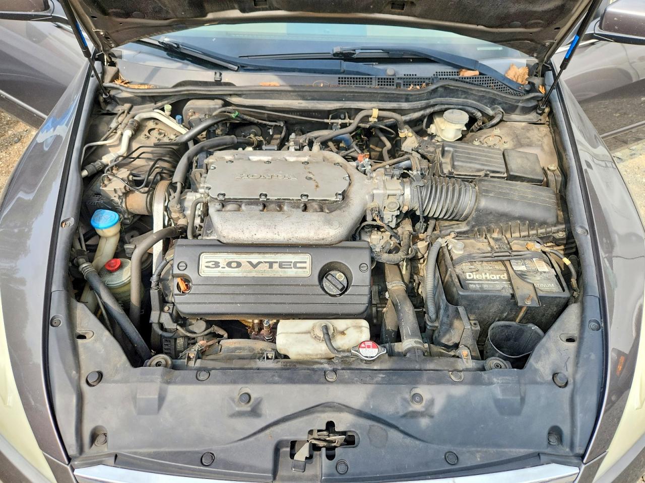 2007 Honda Accord Ex Серый vin: 1HGCM66857A017531