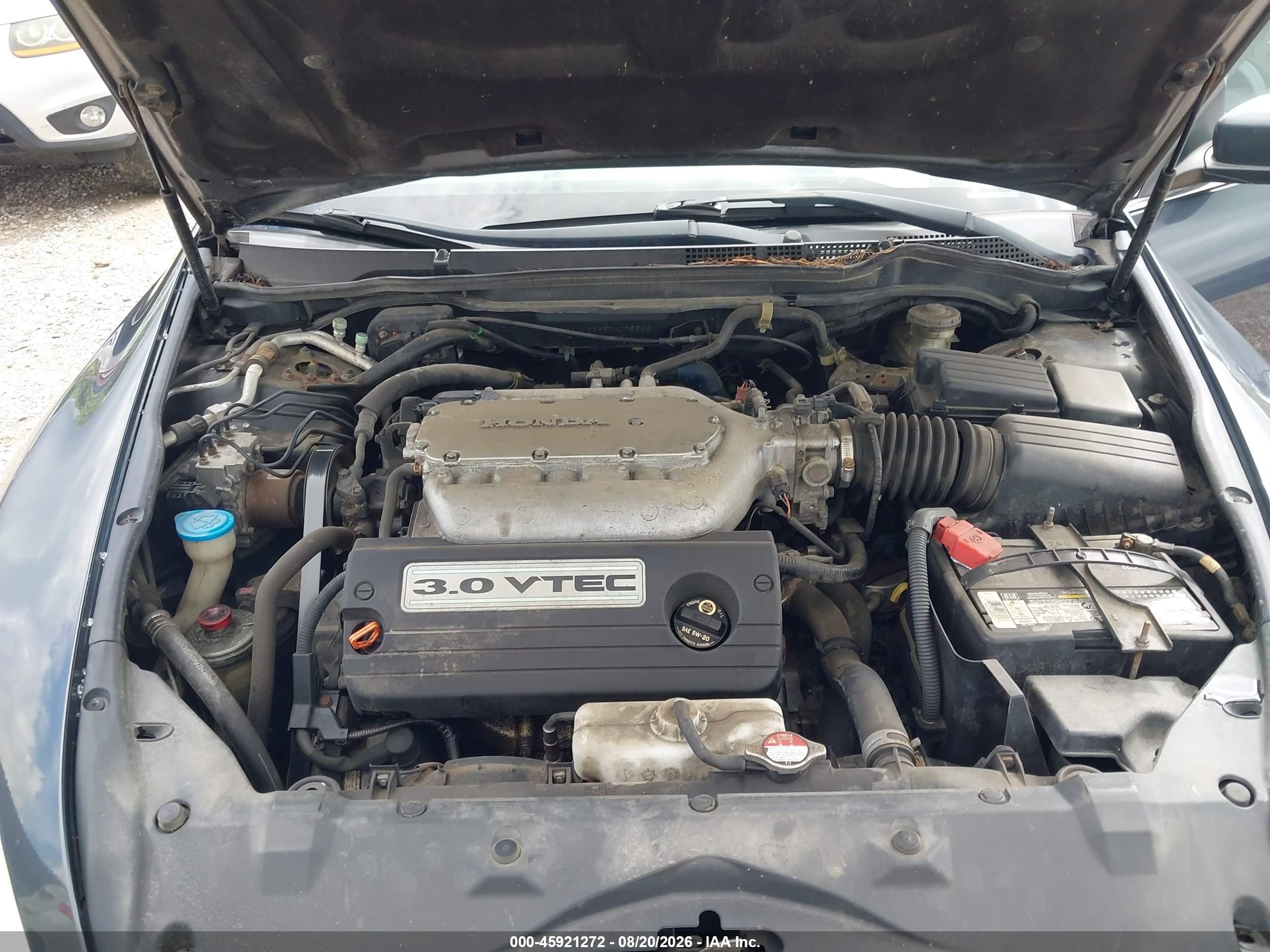 2007 Honda Accord 3.0 Ex Gray vin: 1HGCM66857A075526