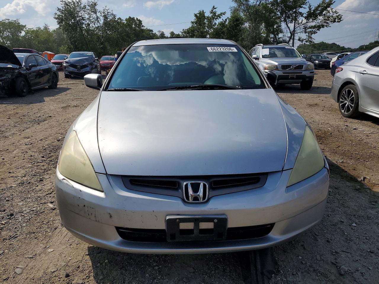 2003 Honda Accord Ex Silver vin: 1HGCM66863A079899