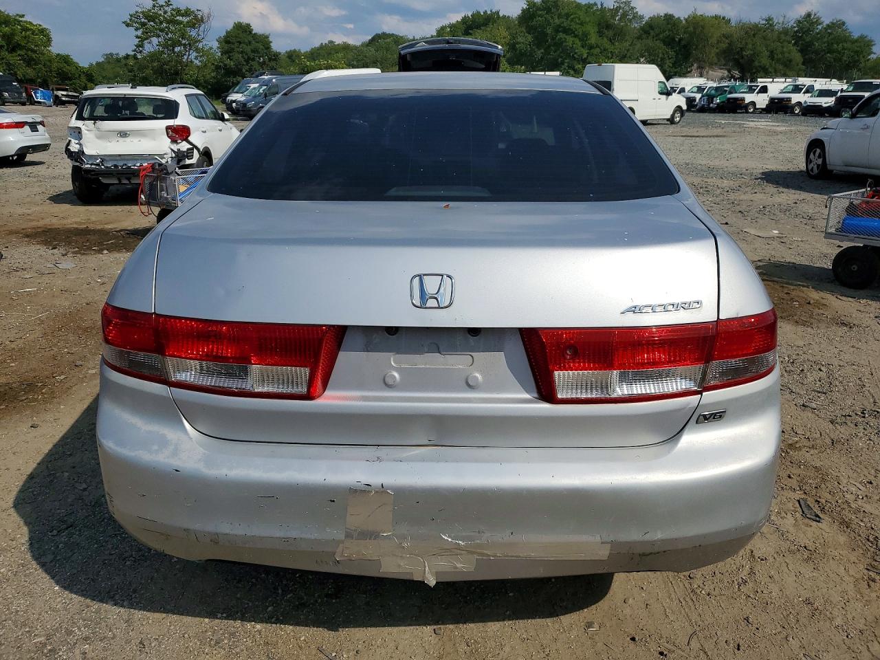 2003 Honda Accord Ex Silver vin: 1HGCM66863A079899