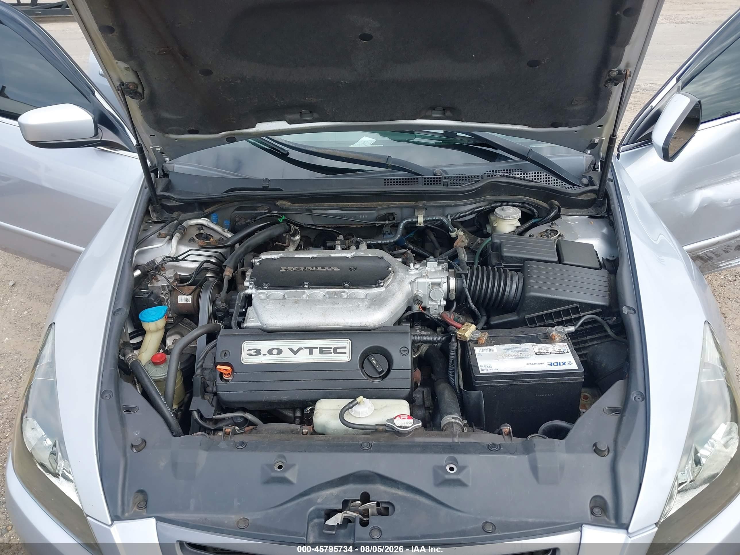 2004 Honda Accord 3.0 Ex Silver vin: 1HGCM66864A047536