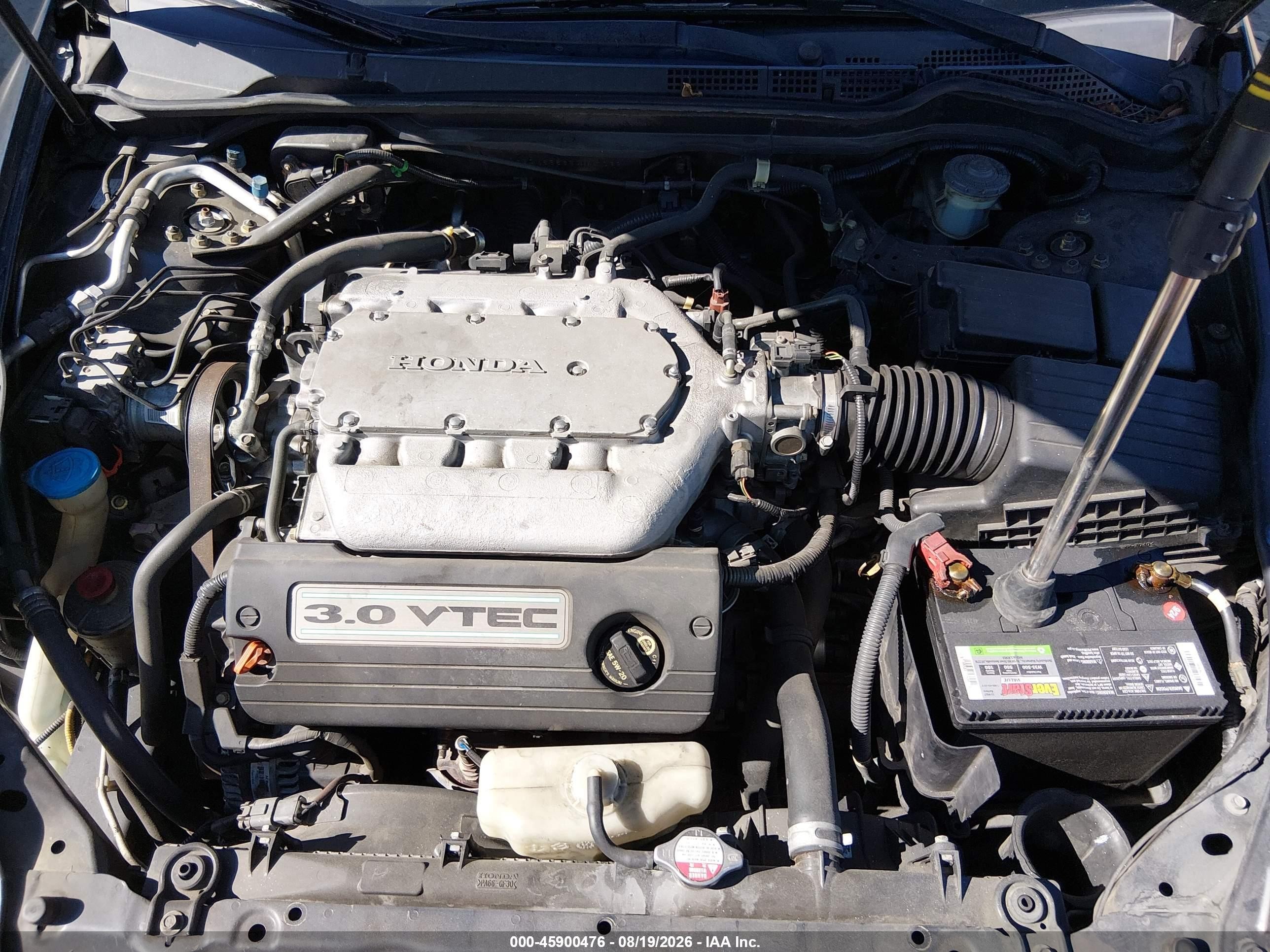 2005 Honda Accord 3.0 Ex Черный vin: 1HGCM66865A047022