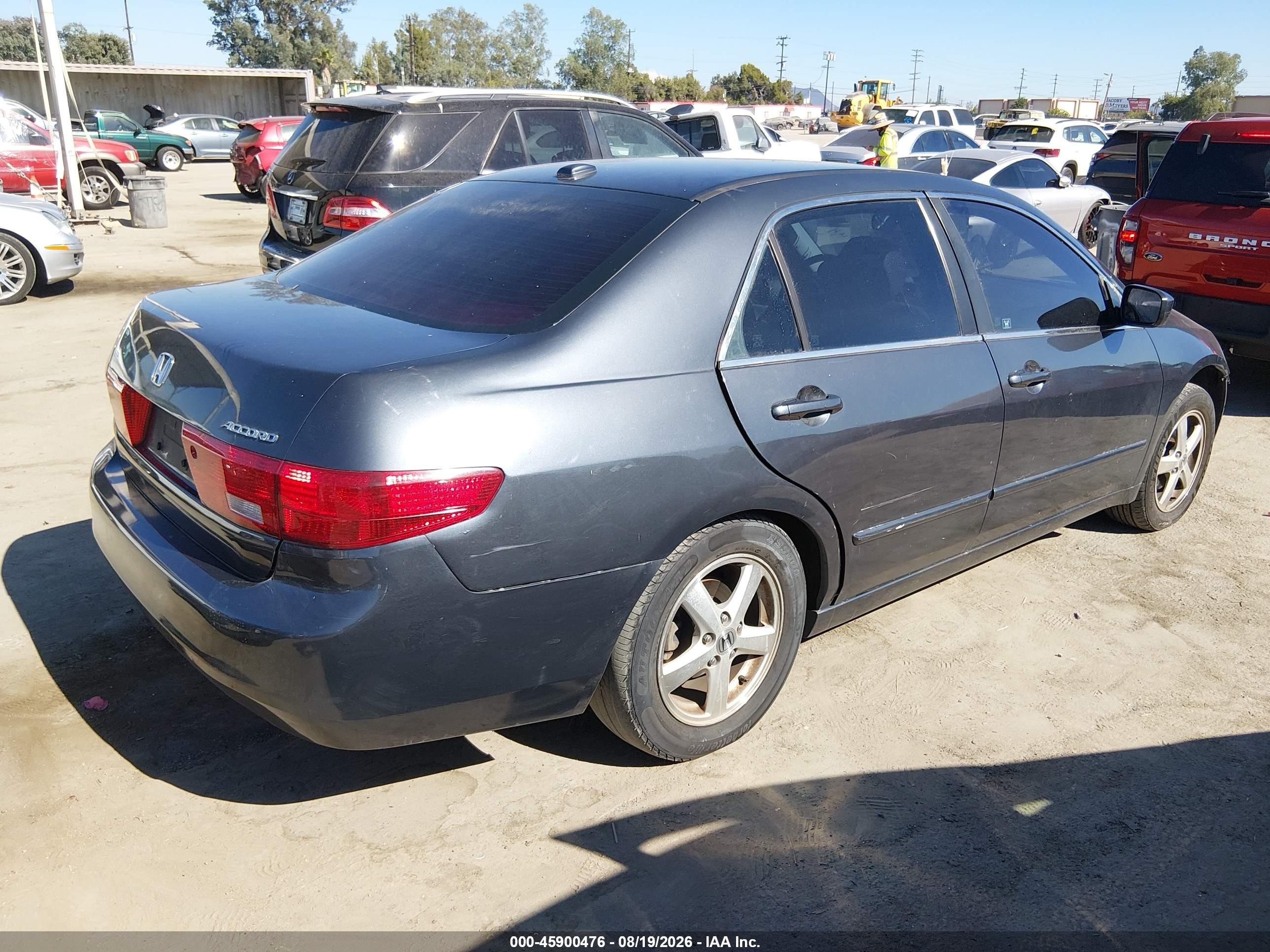 2005 Honda Accord 3.0 Ex Черный vin: 1HGCM66865A047022