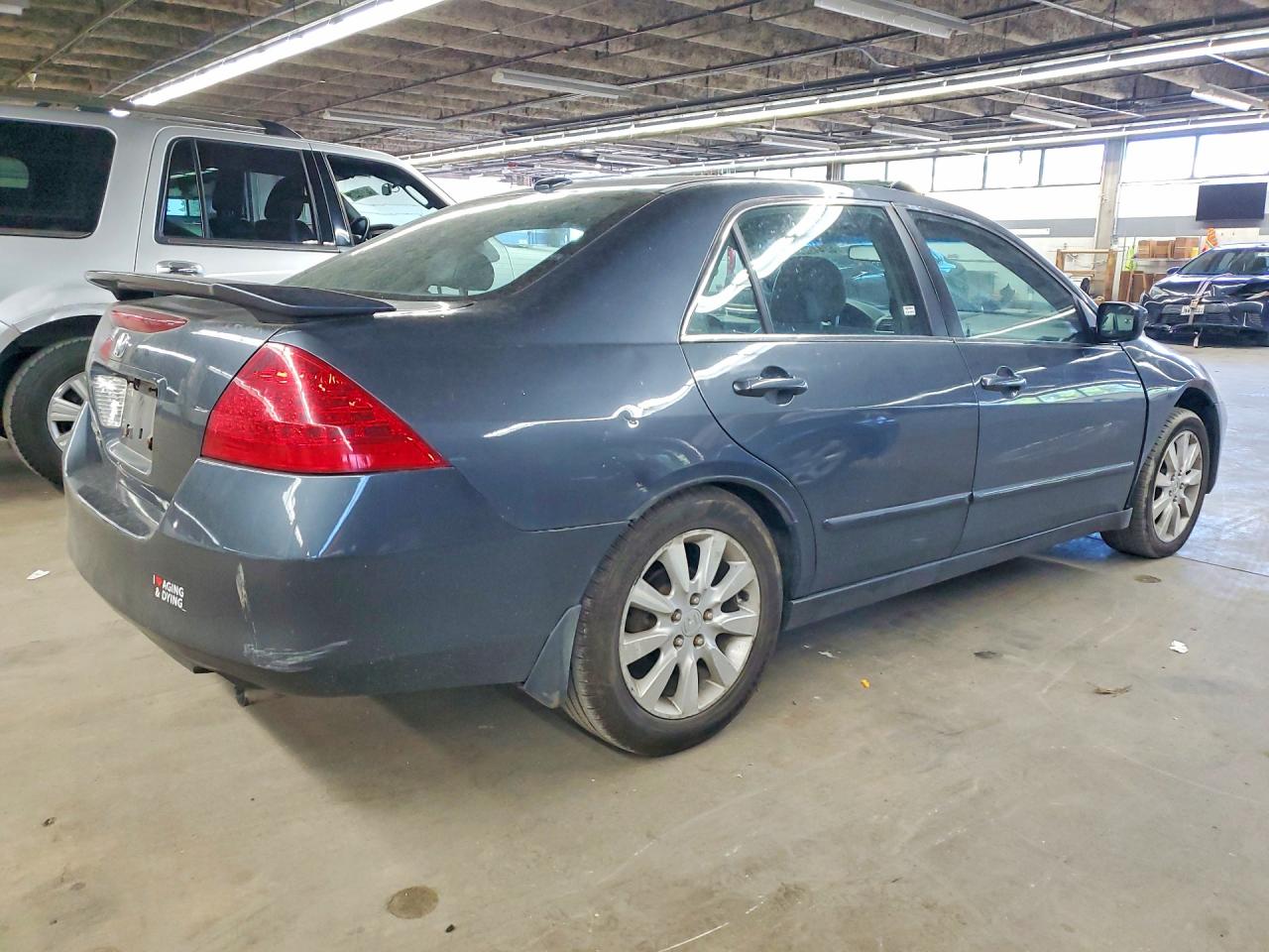 2006 Honda Accord Ex Gray vin: 1HGCM66866A062086