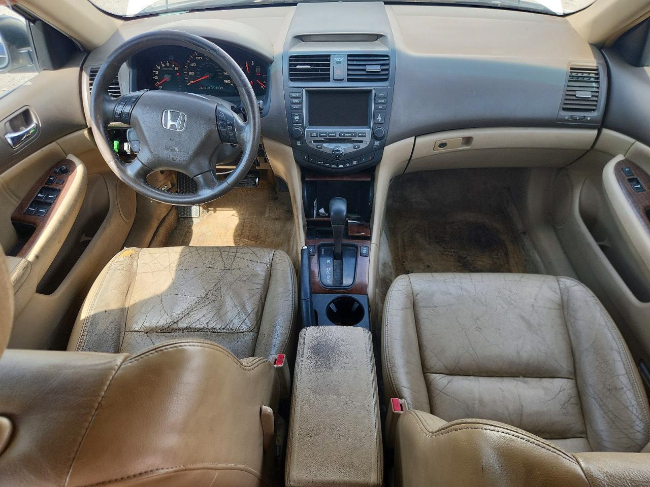 2007 Honda Accord White vin: 1HGCM66867A017988