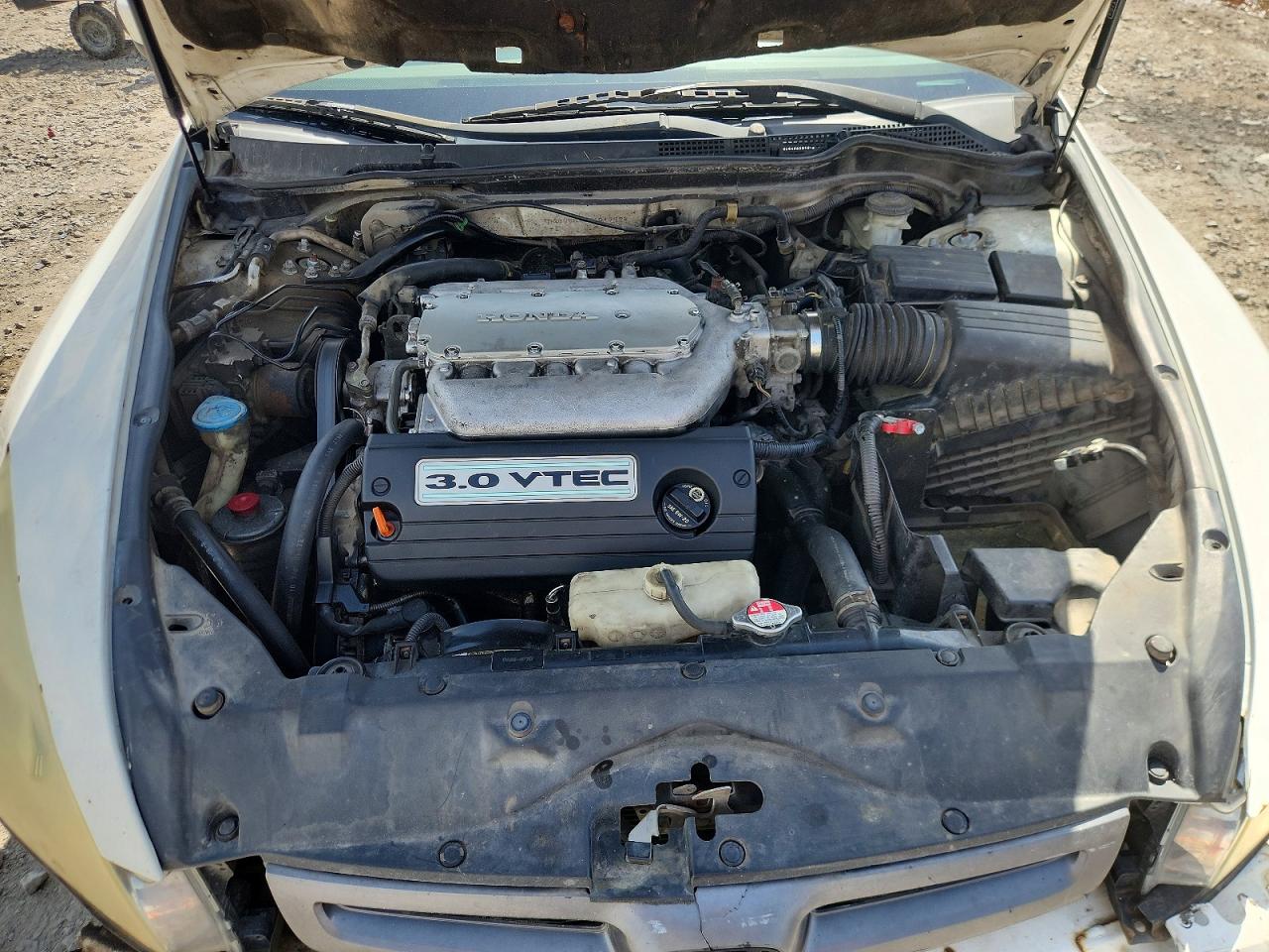 2007 Honda Accord White vin: 1HGCM66867A017988