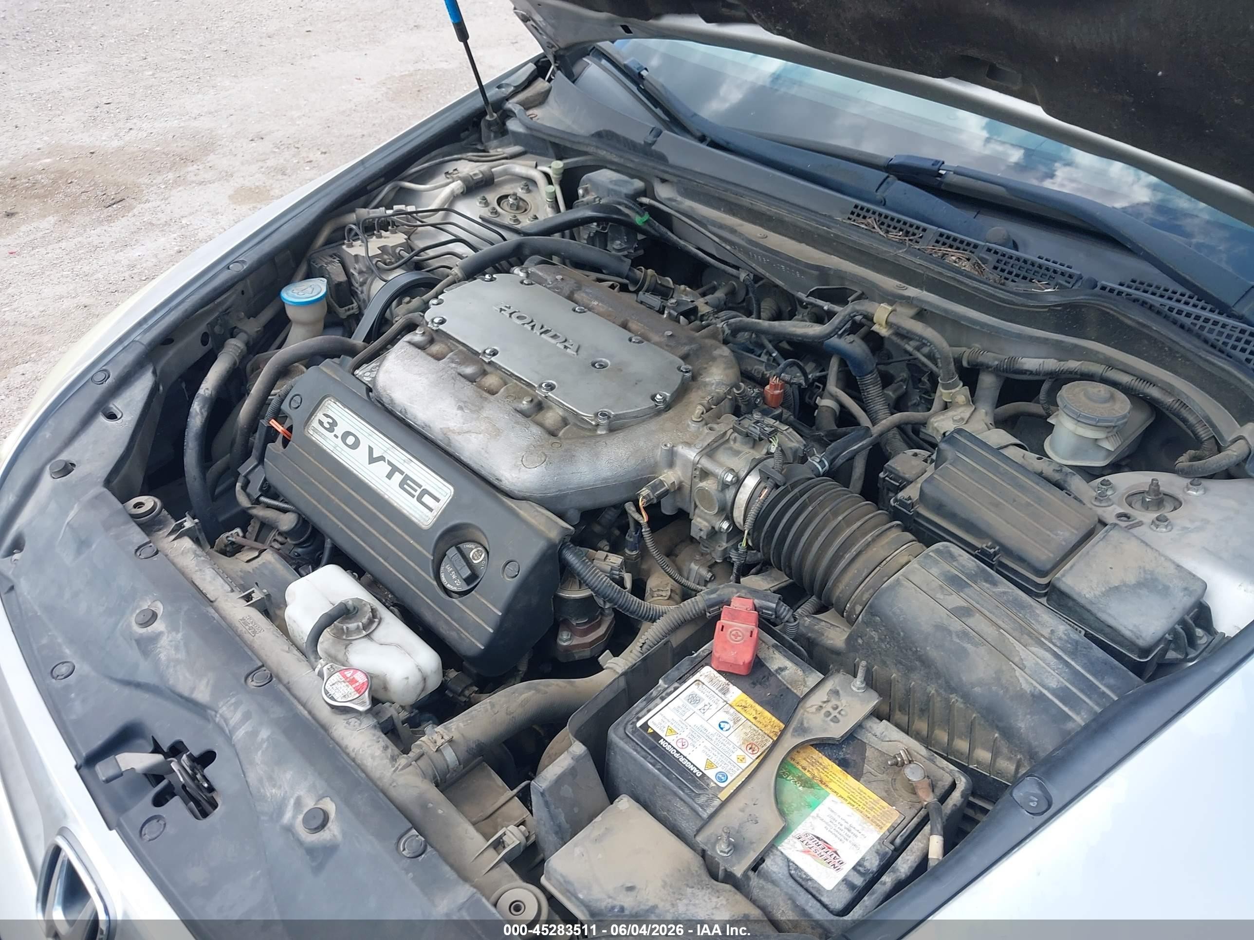 2007 Honda Accord 3.0 Ex Silver vin: 1HGCM66867A050084