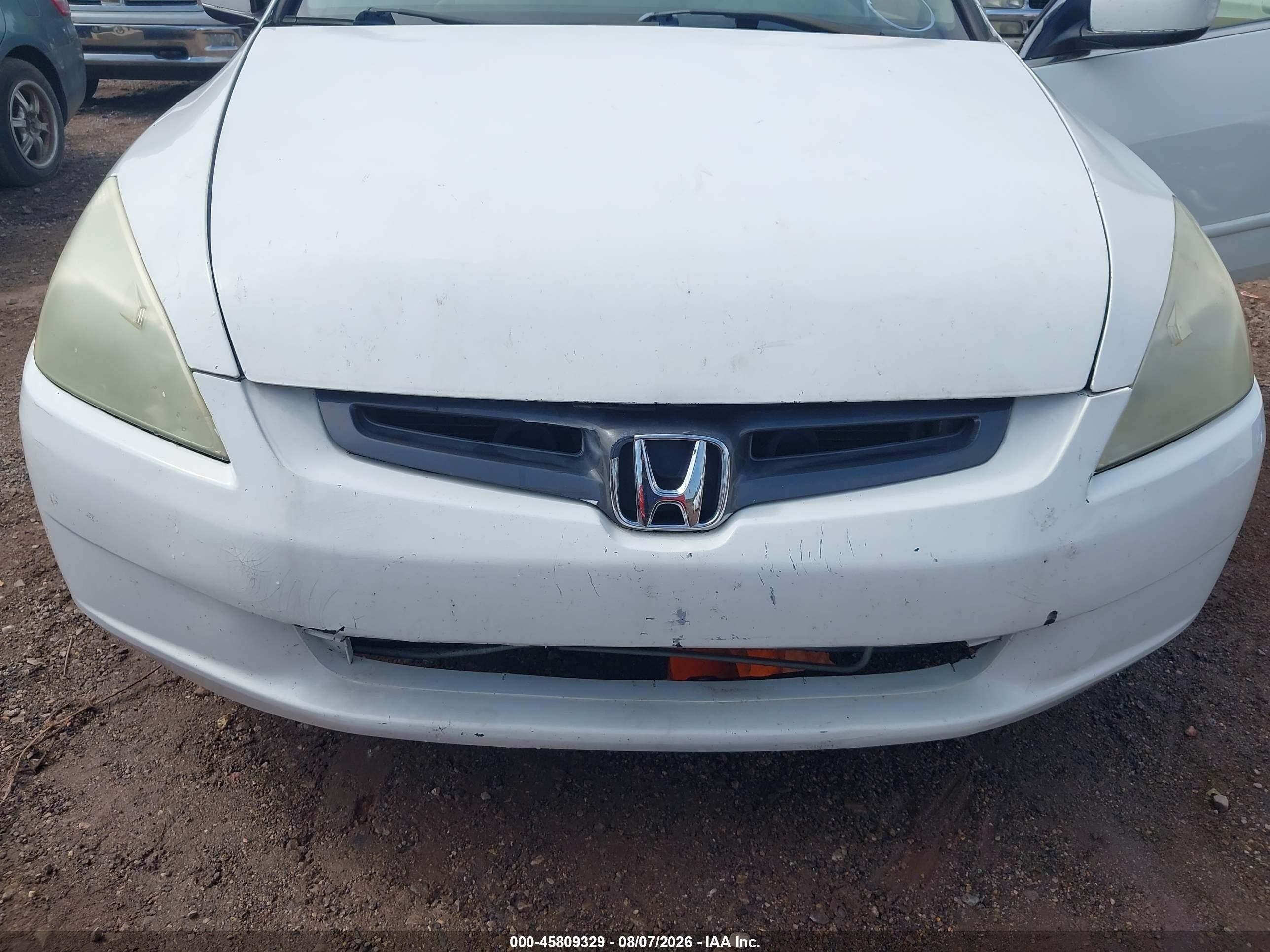 2005 Honda Accord 3.0 Ex Белый vin: 1HGCM66875A052777