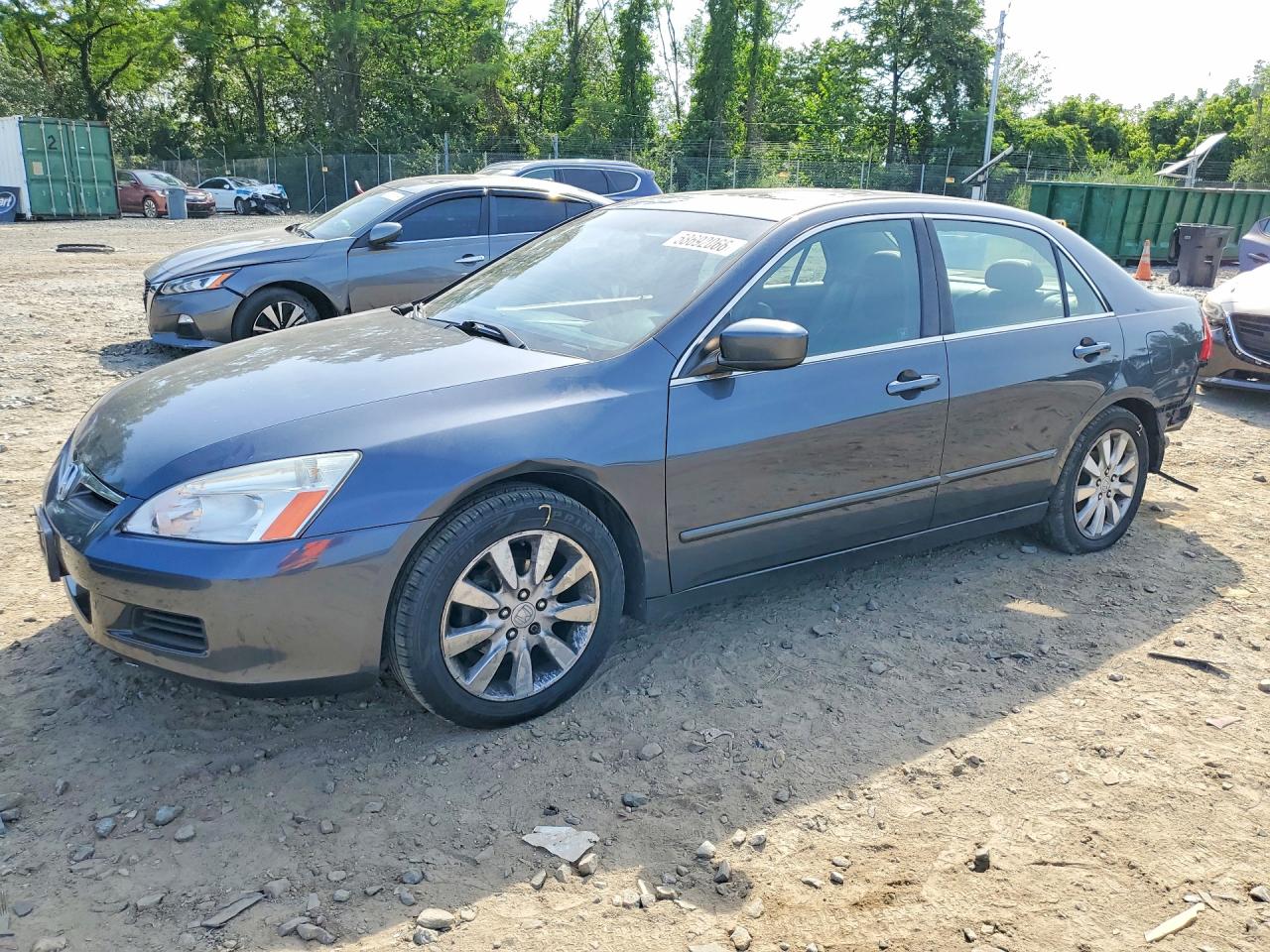 2006 Honda Accord Ex Gray vin: 1HGCM66876A007758