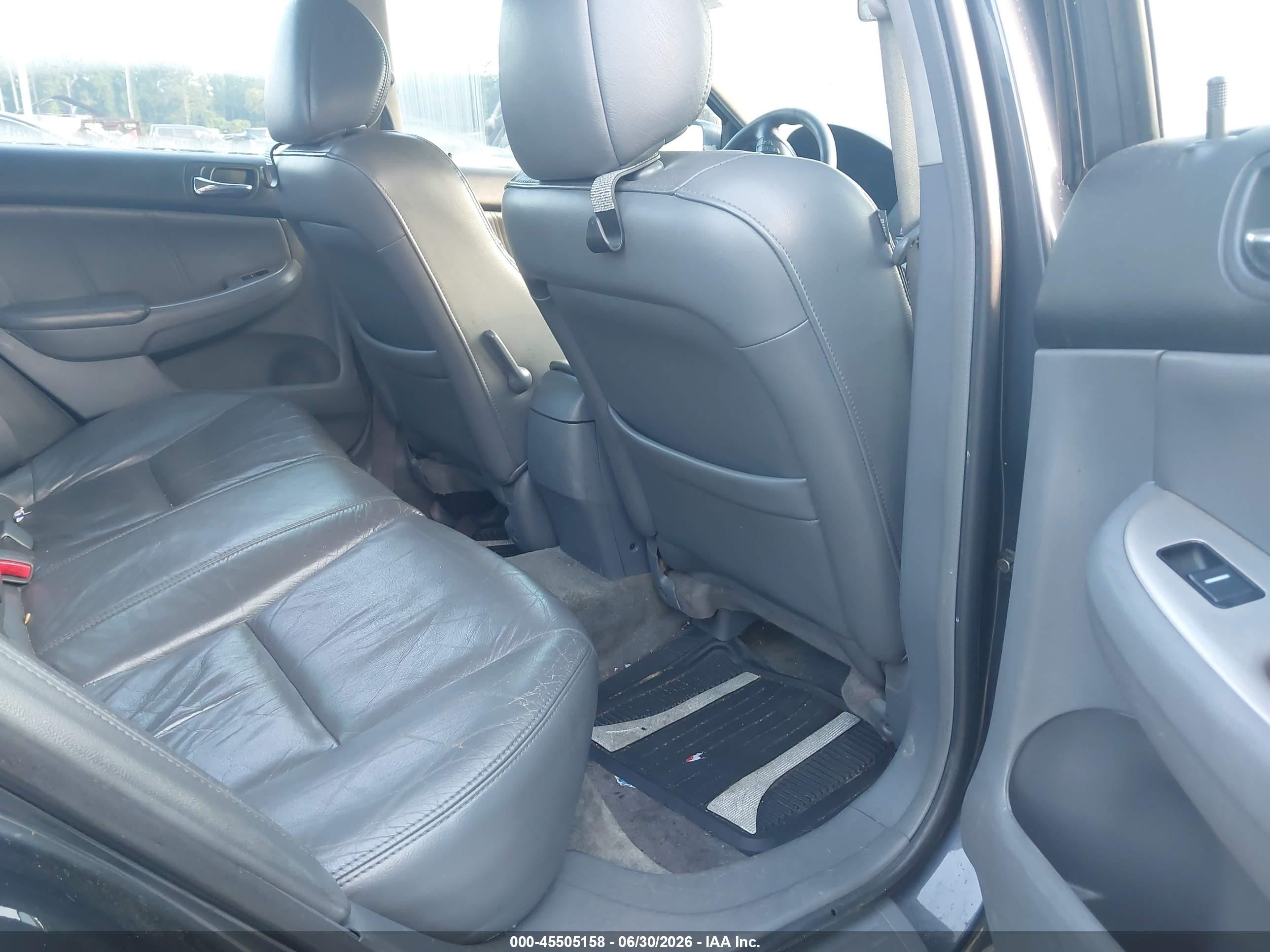 2006 Honda Accord 3.0 Ex Gray vin: 1HGCM66876A048276