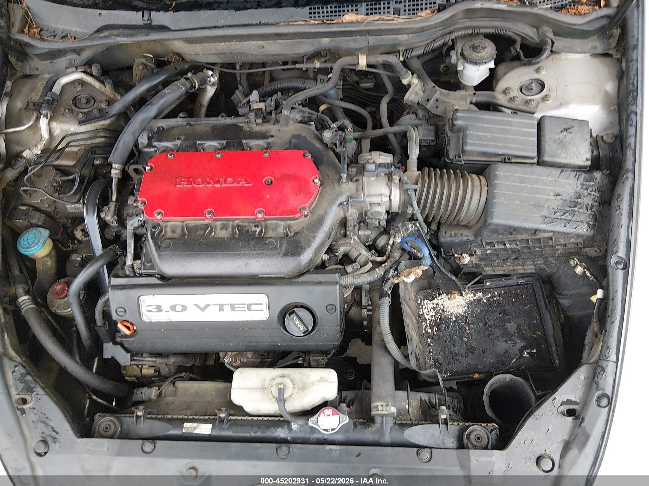 2003 Honda Accord 3.0 Ex Silver vin: 1HGCM66883A027612