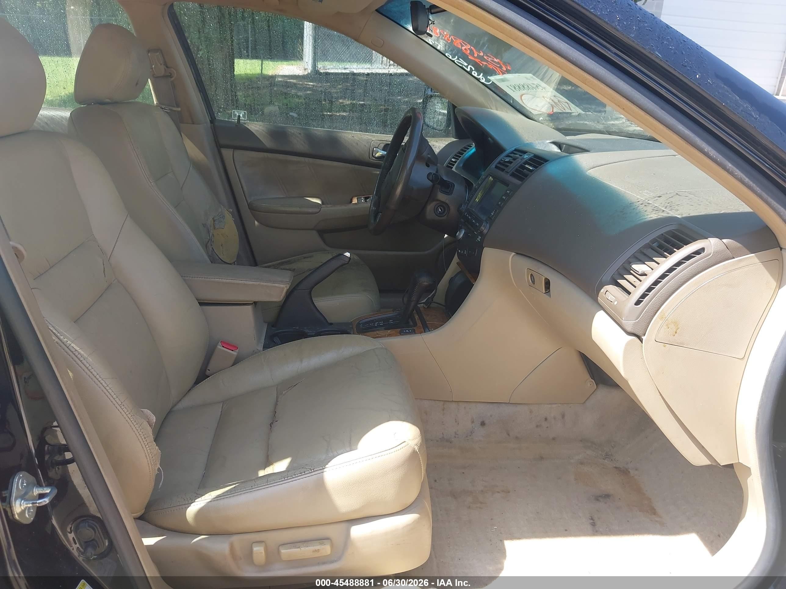 2004 Honda Accord 3.0 Ex Black vin: 1HGCM66884A005255
