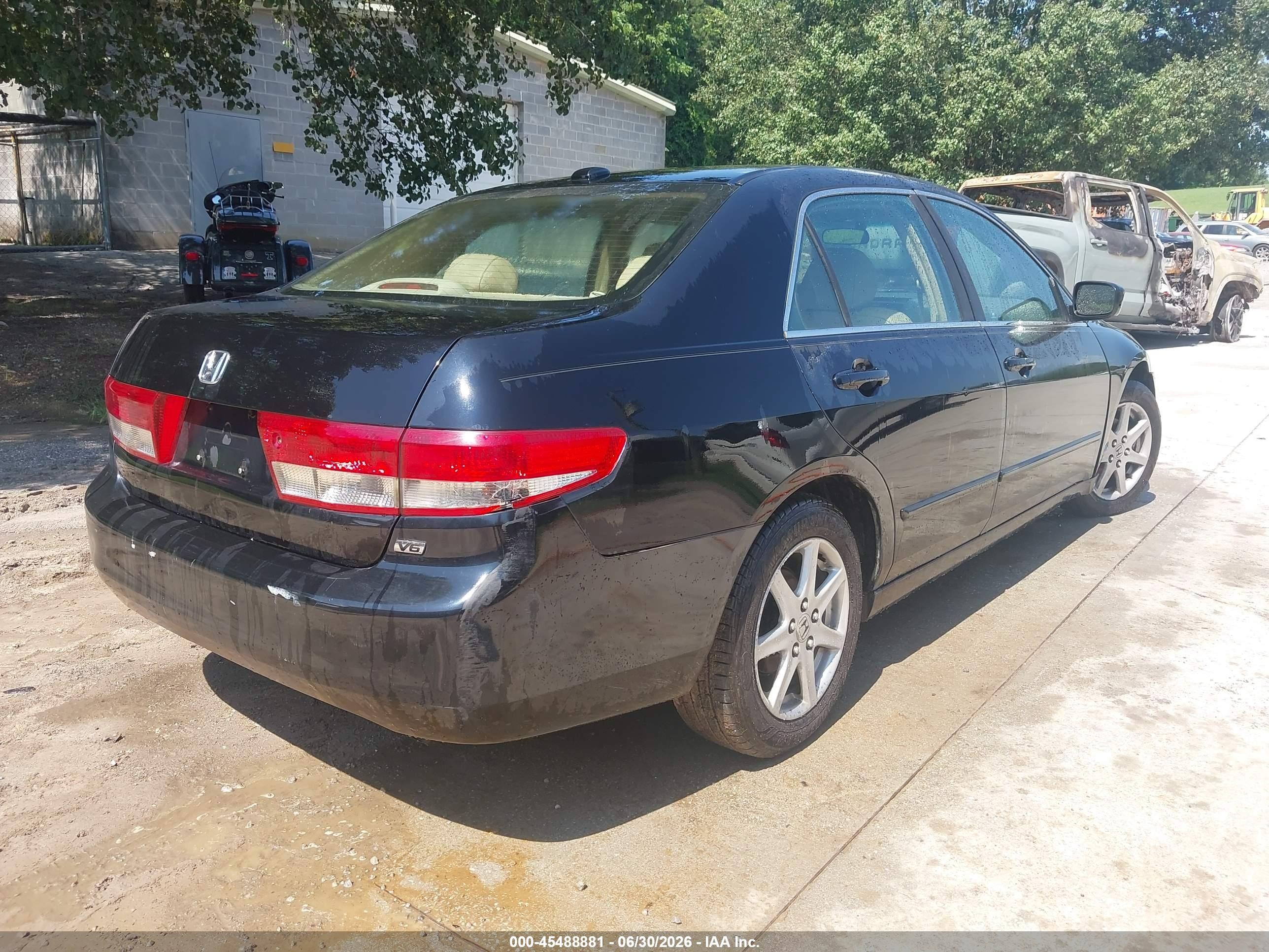 2004 Honda Accord 3.0 Ex Black vin: 1HGCM66884A005255