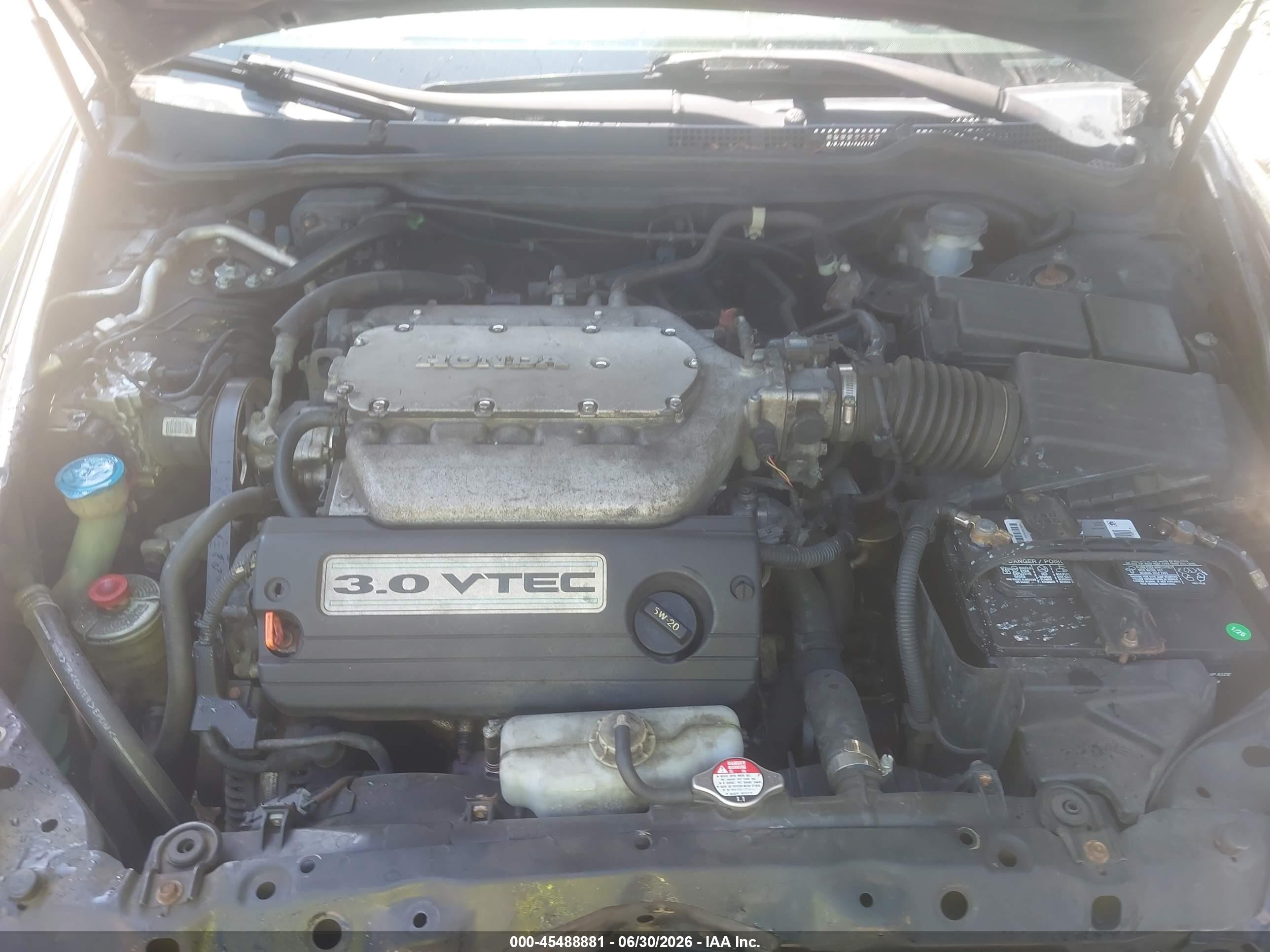 2004 Honda Accord 3.0 Ex Black vin: 1HGCM66884A005255