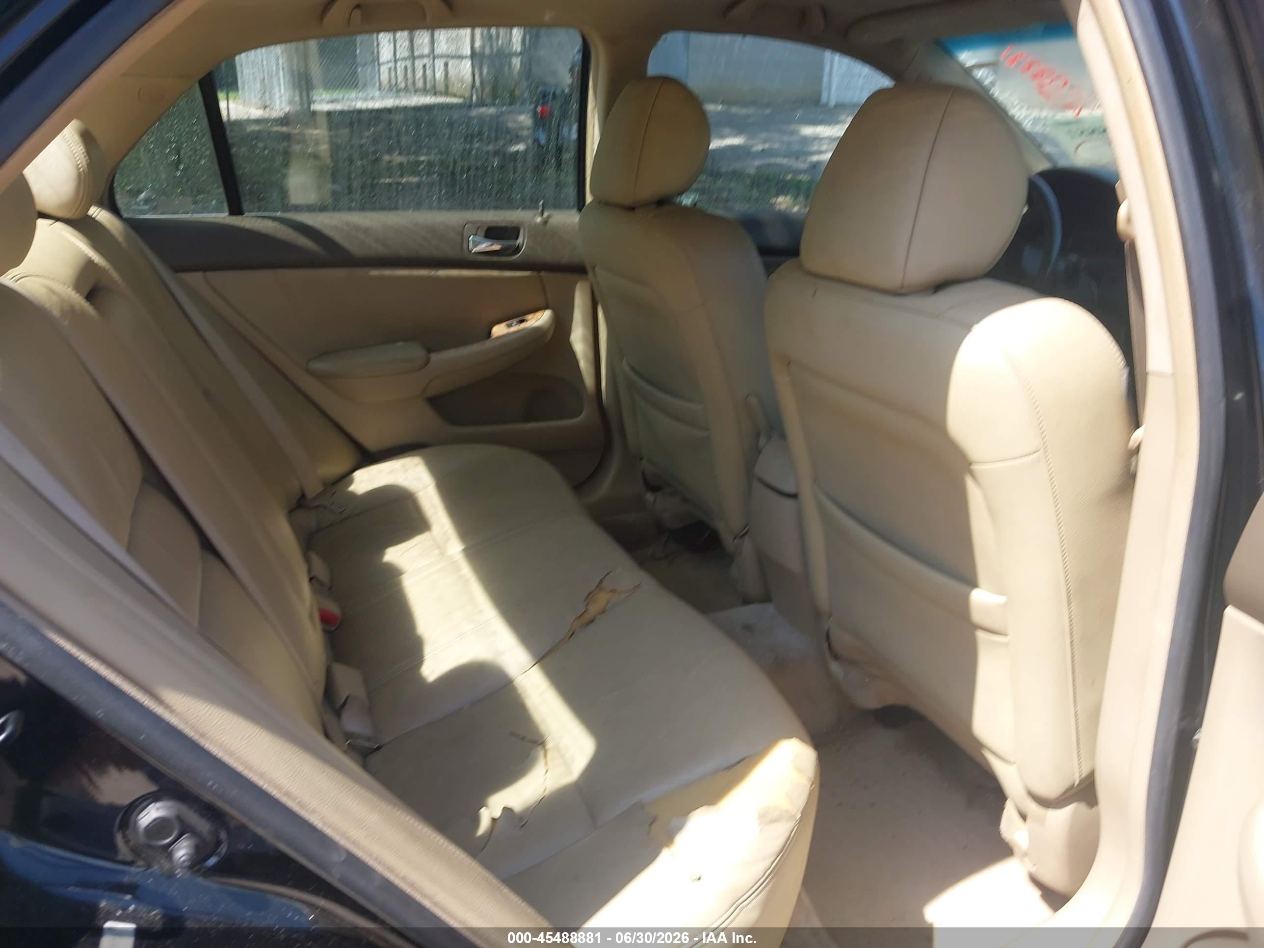 2004 Honda Accord 3.0 Ex Black vin: 1HGCM66884A005255