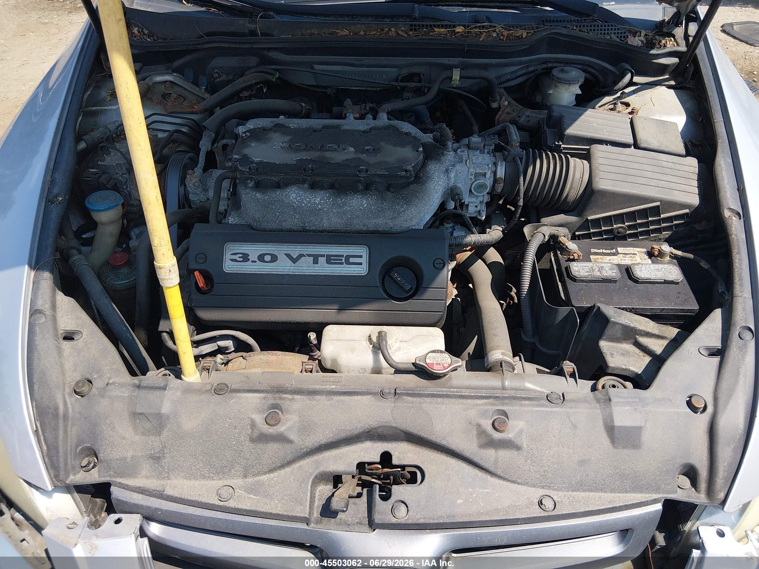 2004 Honda Accord 3.0 Ex Silver vin: 1HGCM66884A006275