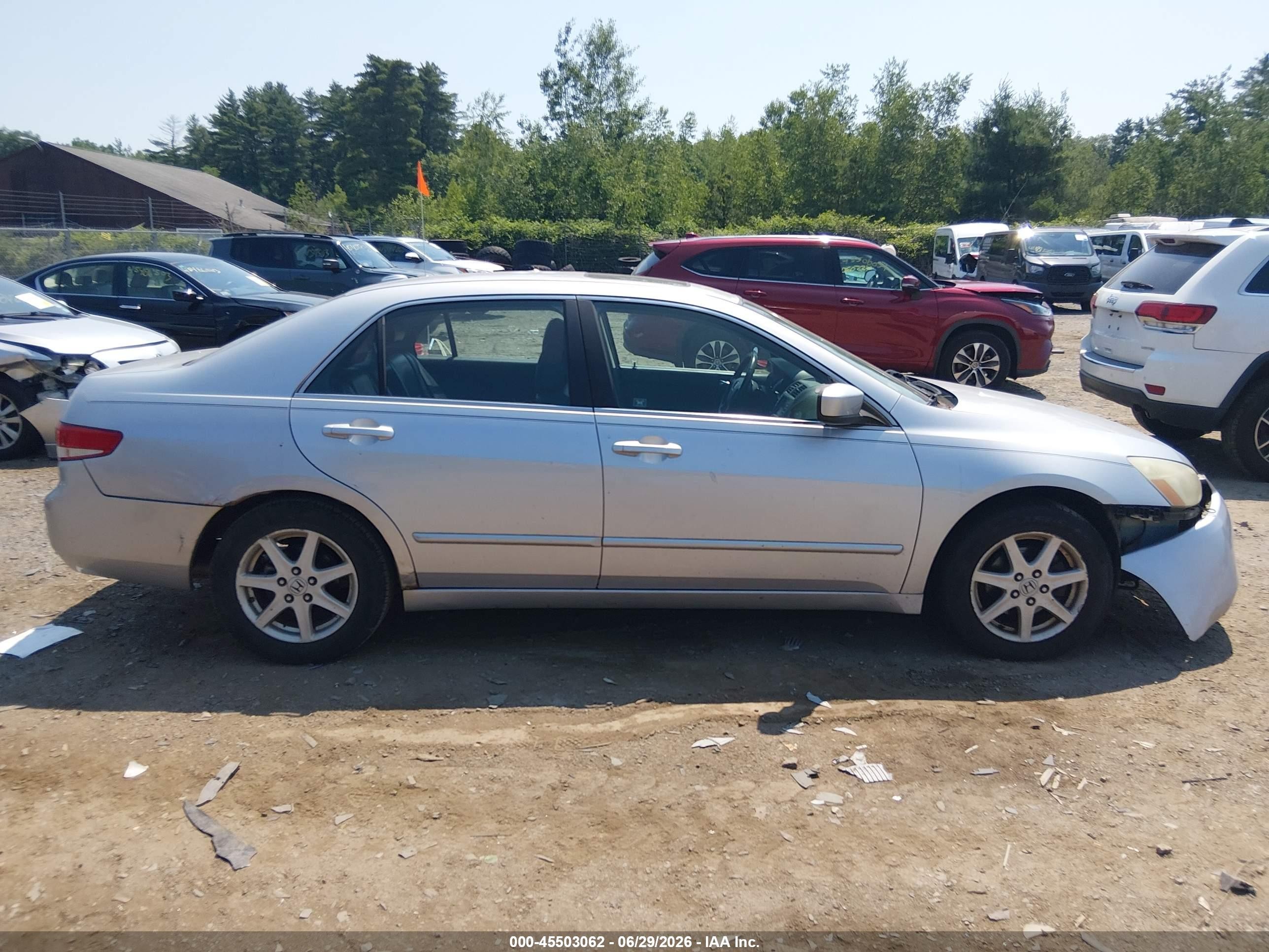 2004 Honda Accord 3.0 Ex Silver vin: 1HGCM66884A006275