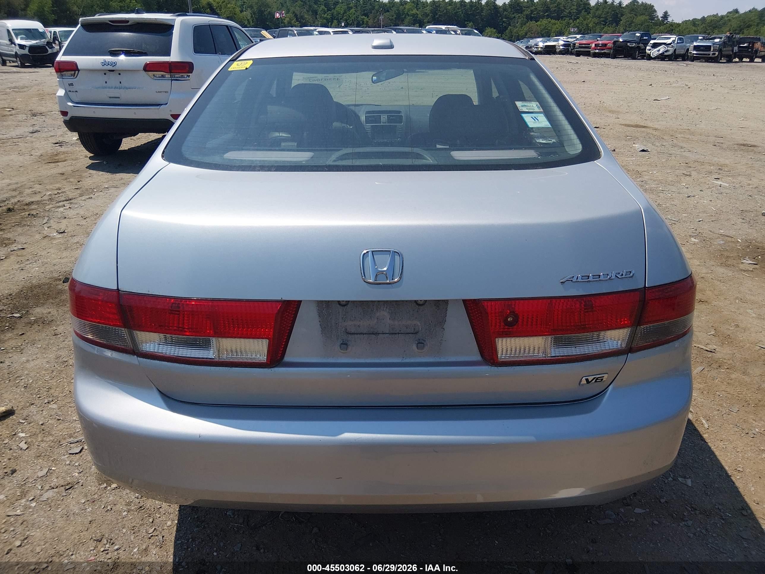 2004 Honda Accord 3.0 Ex Silver vin: 1HGCM66884A006275