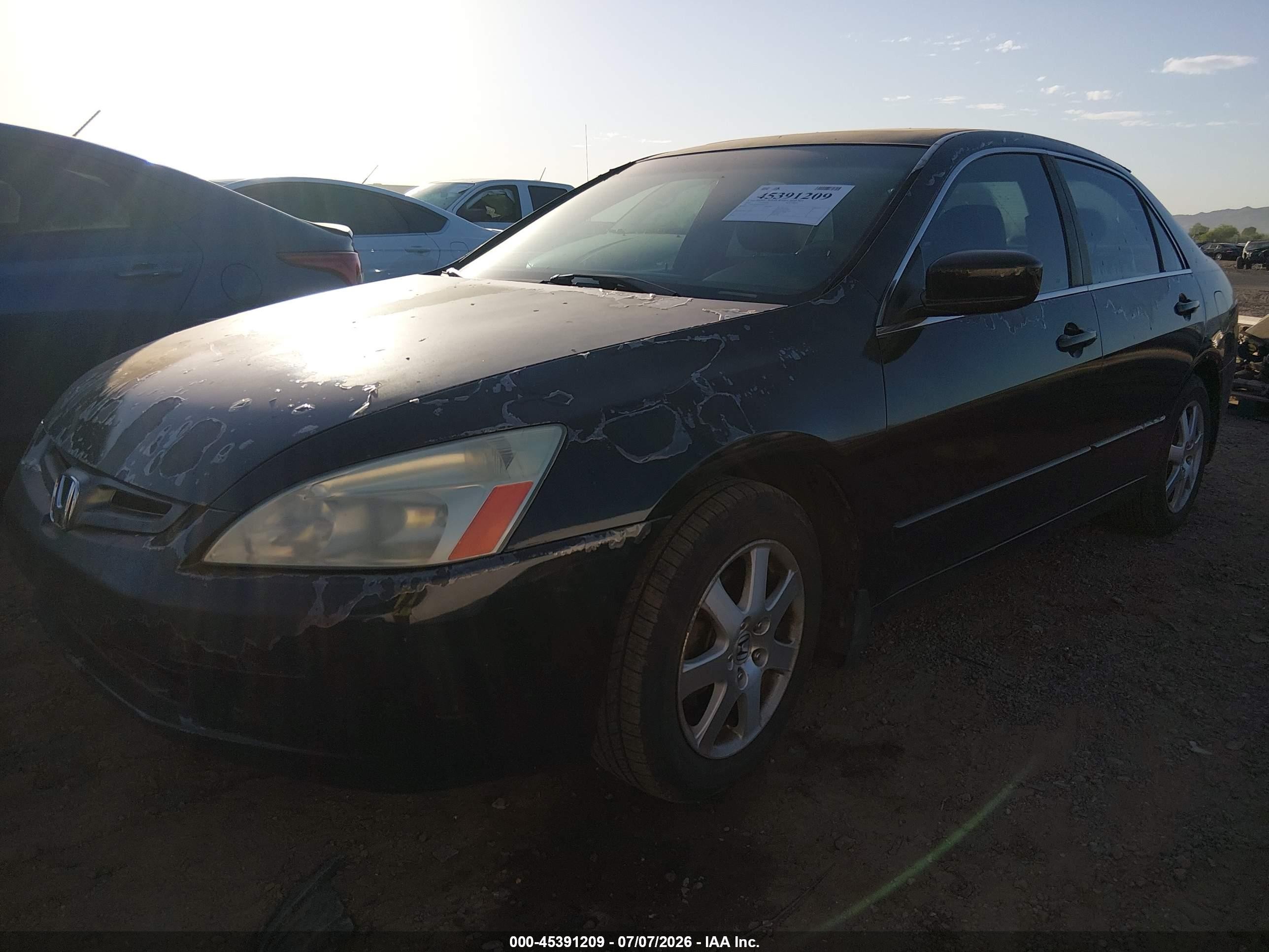 2005 Honda Accord 3.0 Ex Black vin: 1HGCM66885A046227