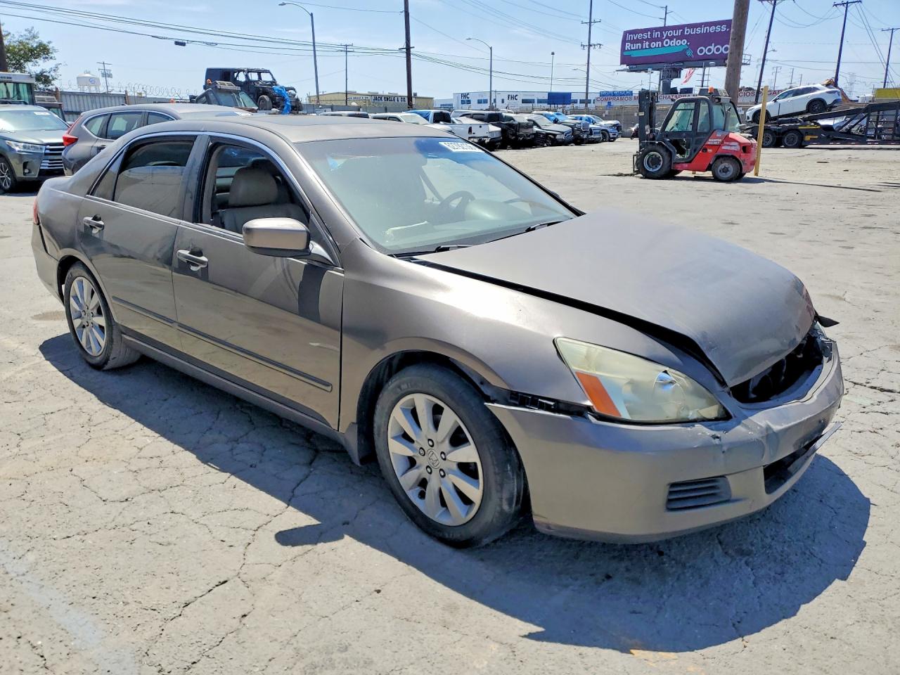 2006 Honda Accord Ex Серый vin: 1HGCM66886A002908