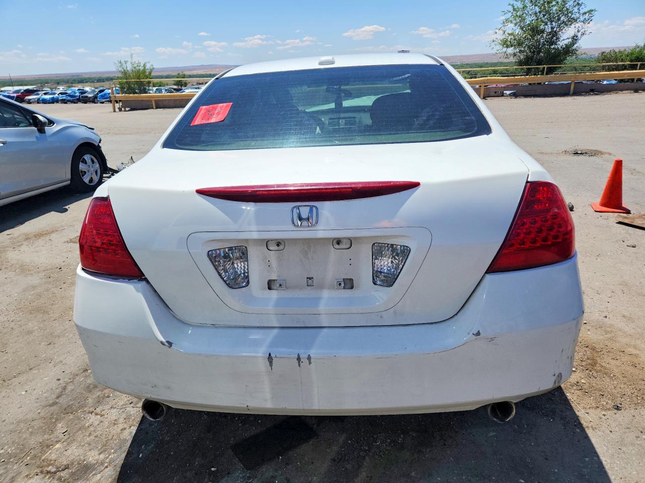 2006 Honda Accord Ex White vin: 1HGCM66886A047637