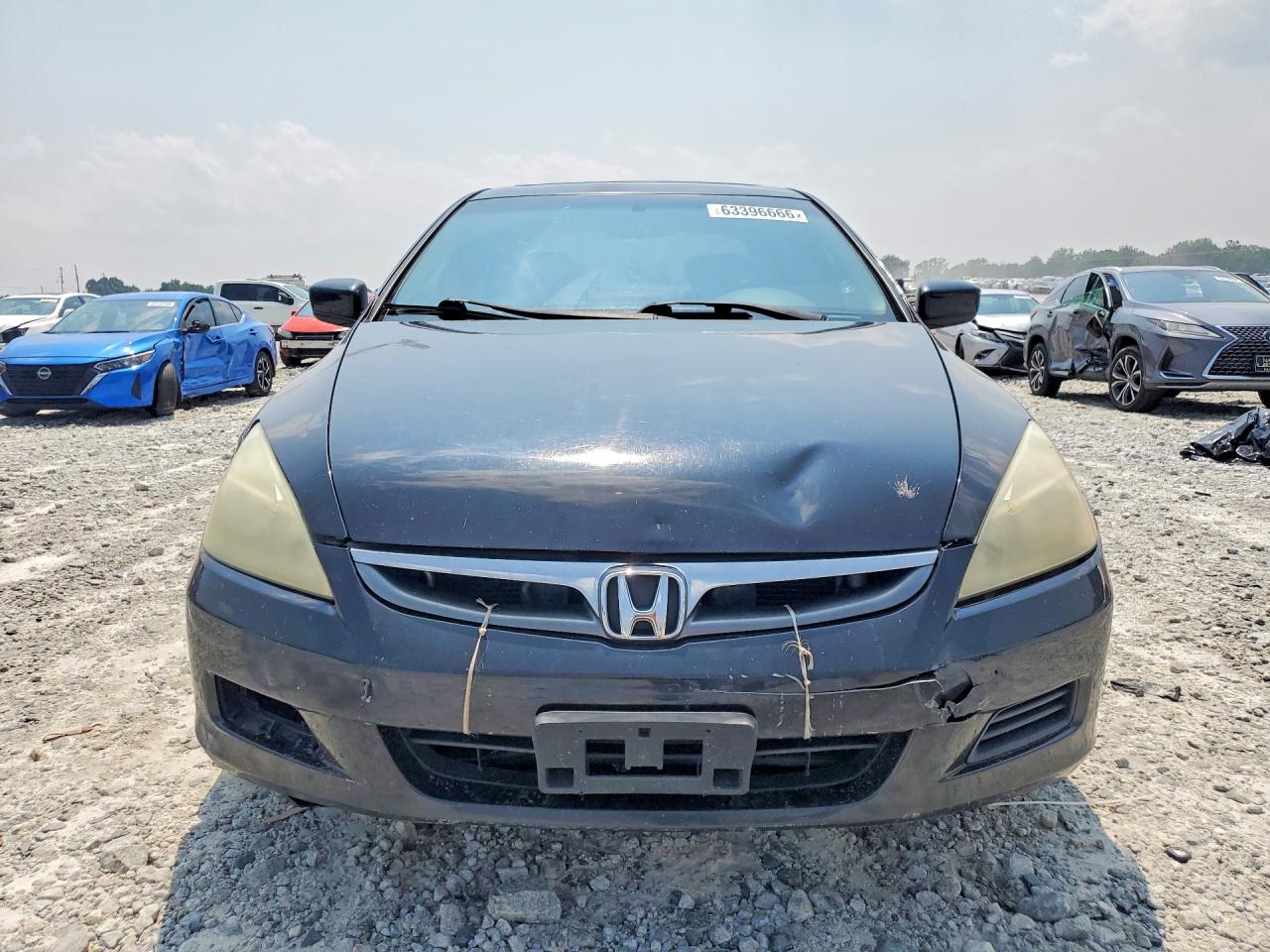 2006 Honda Accord Ex Black vin: 1HGCM66886A060887