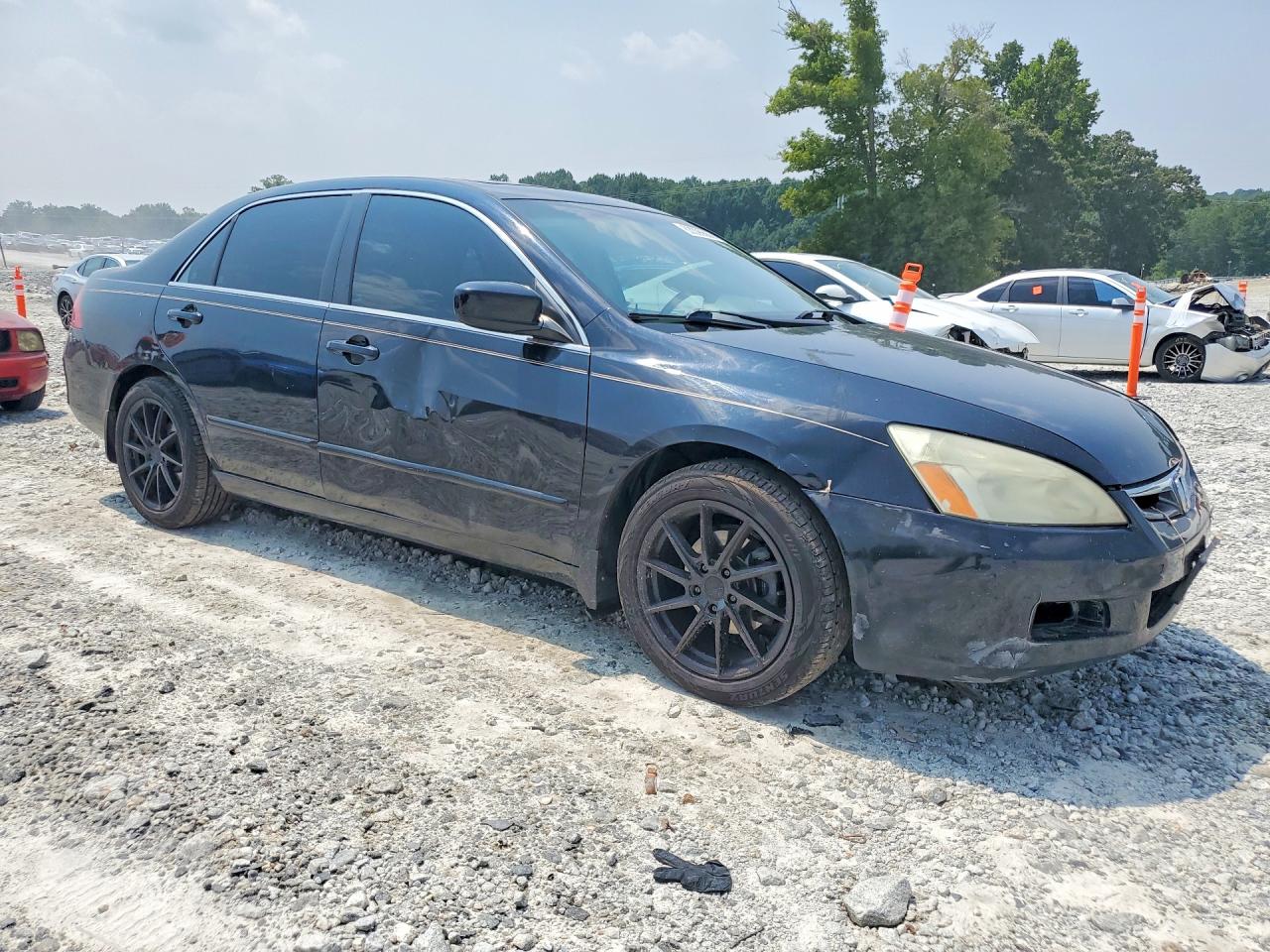 2006 Honda Accord Ex Black vin: 1HGCM66886A060887