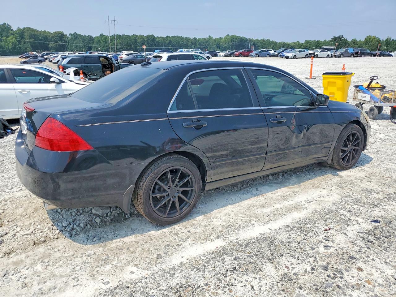 2006 Honda Accord Ex Black vin: 1HGCM66886A060887