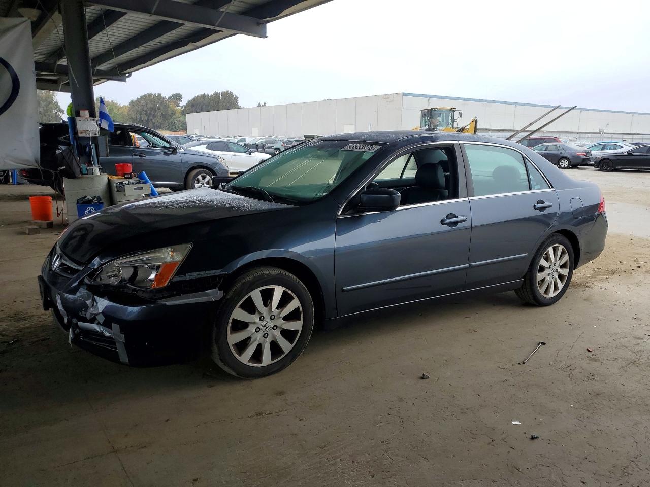 2007 Honda Accord Ex Gray vin: 1HGCM66887A025753