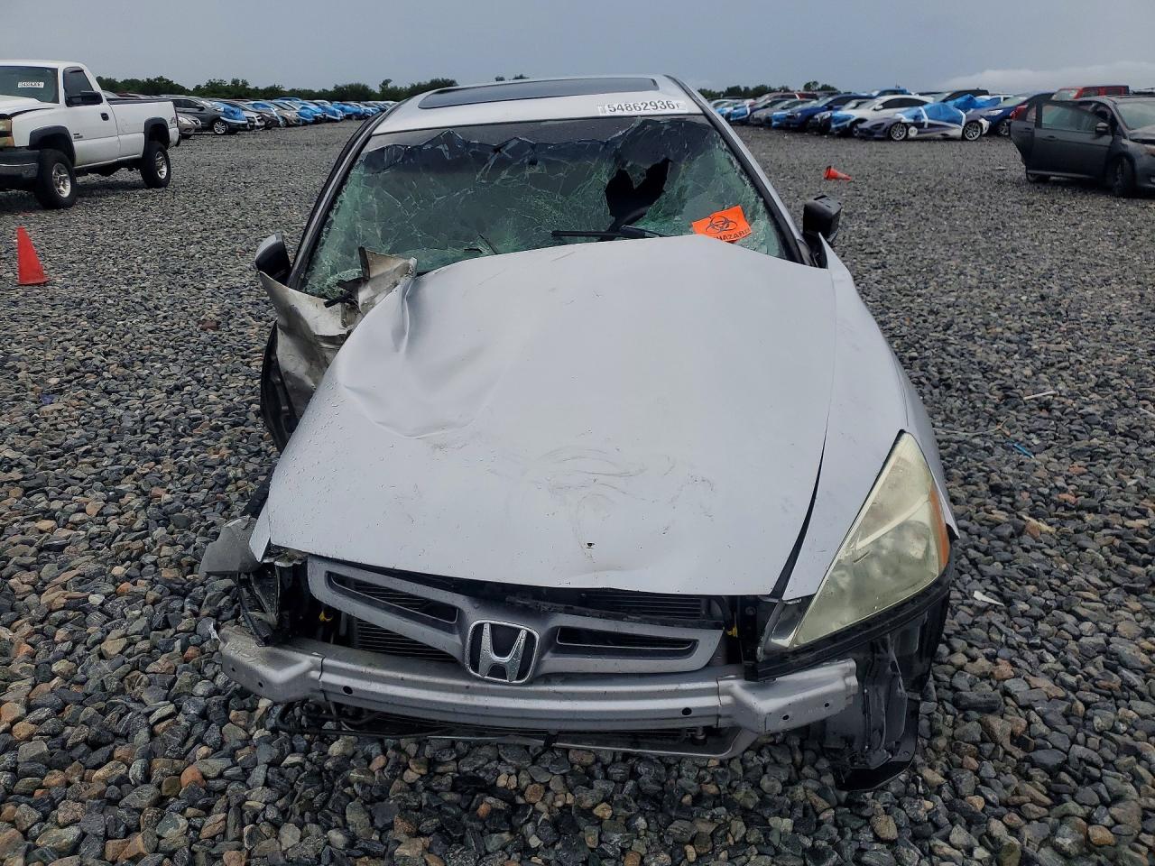 2005 Honda Accord Ex Серебряный vin: 1HGCM66895A071556