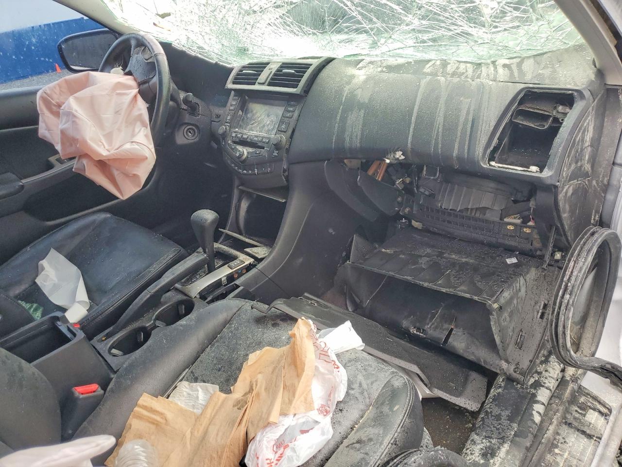 2005 Honda Accord Ex Серебряный vin: 1HGCM66895A071556