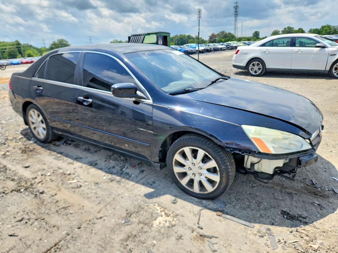 2006 Honda Accord Ex Black vin: 1HGCM66896A011911
