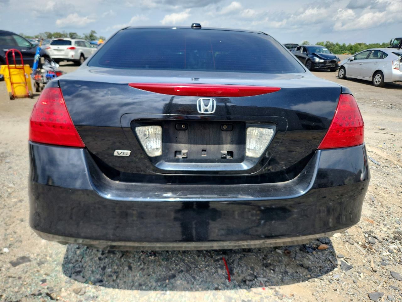 2006 Honda Accord Ex Black vin: 1HGCM66896A011911