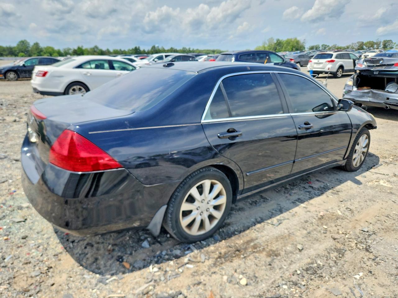 2006 Honda Accord Ex Black vin: 1HGCM66896A011911