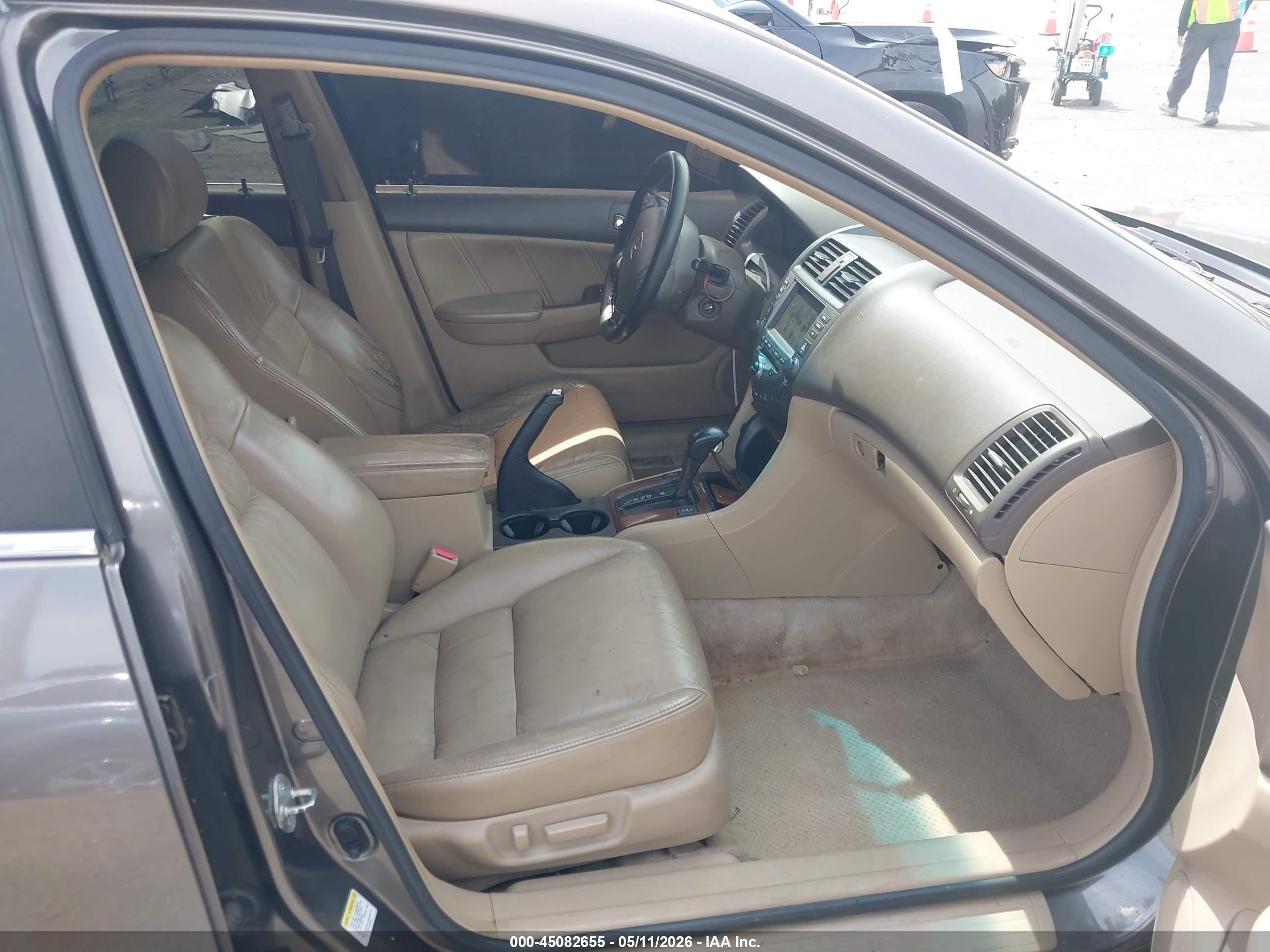 2006 Honda Accord 3.0 Ex Gray vin: 1HGCM66896A012668