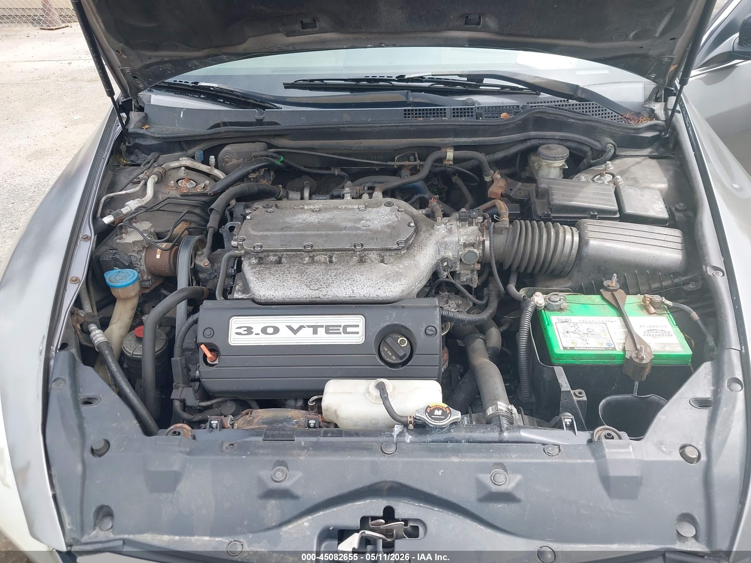 2006 Honda Accord 3.0 Ex Gray vin: 1HGCM66896A012668