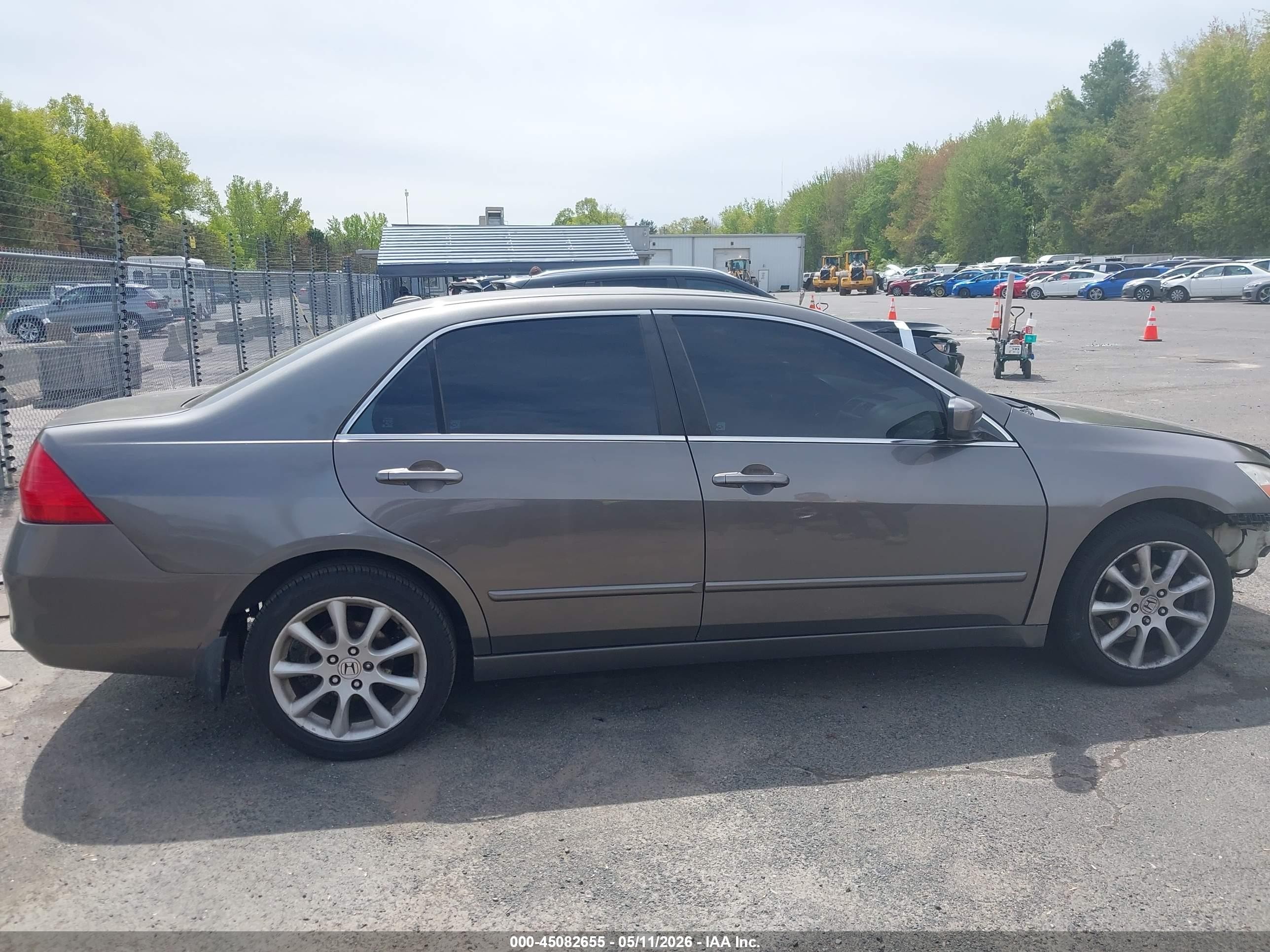 2006 Honda Accord 3.0 Ex Gray vin: 1HGCM66896A012668