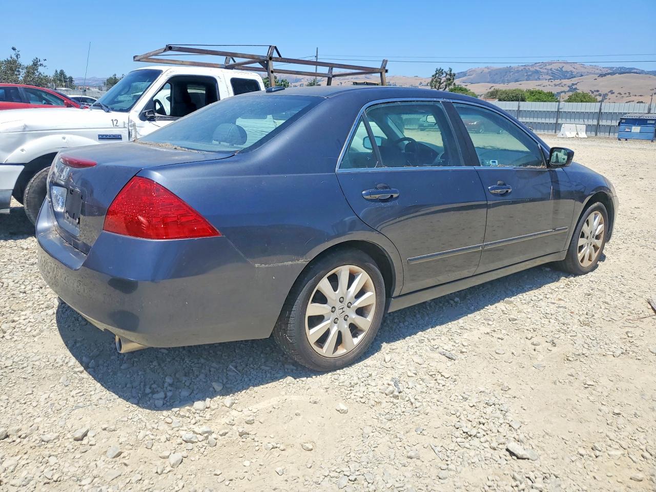 2007 Honda Accord Ex Gray vin: 1HGCM66897A012879