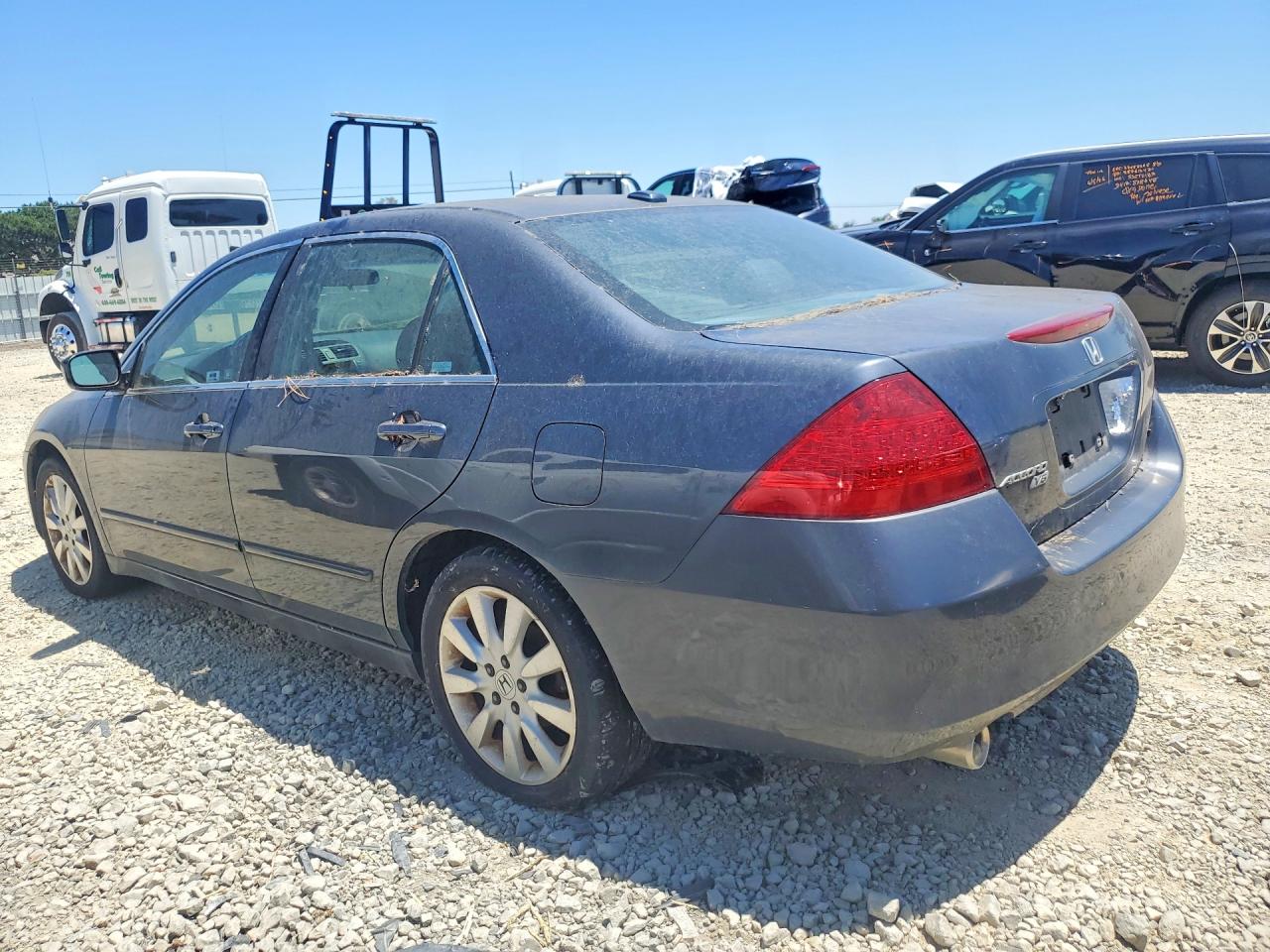 2007 Honda Accord Ex Gray vin: 1HGCM66897A012879