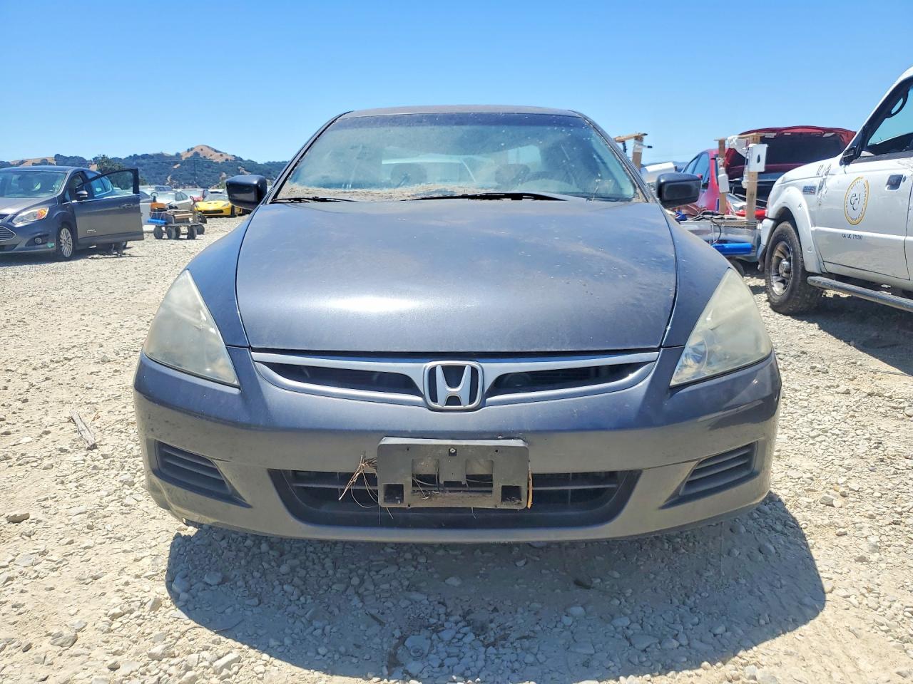 2007 Honda Accord Ex Gray vin: 1HGCM66897A012879