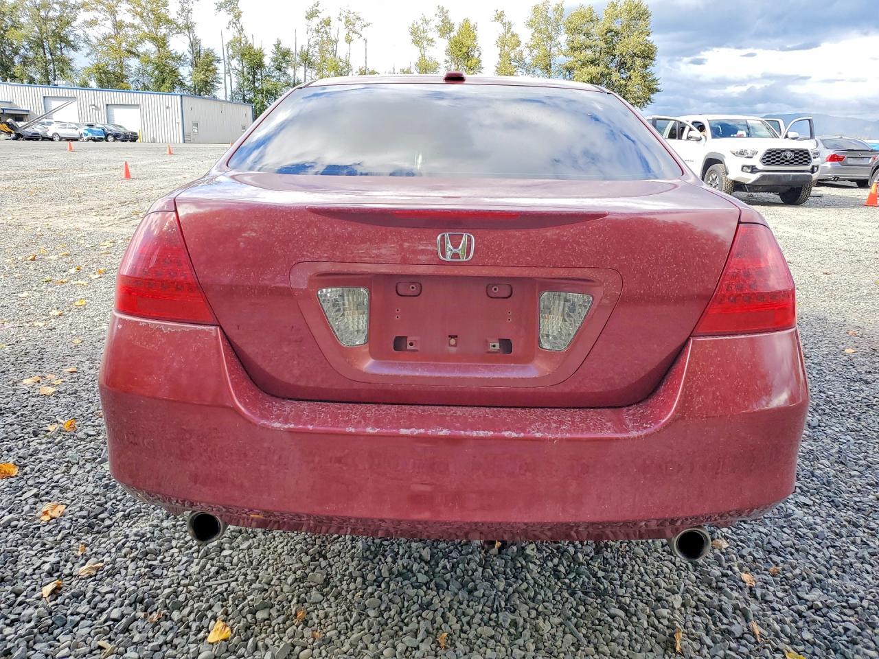 2007 Honda Accord Ex Red vin: 1HGCM66897A018486