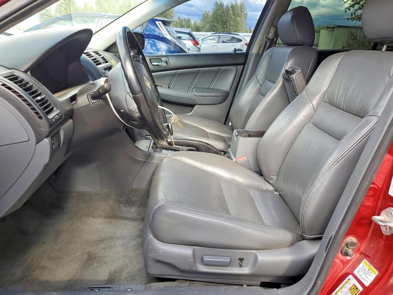 2007 Honda Accord Ex Red vin: 1HGCM66897A018486